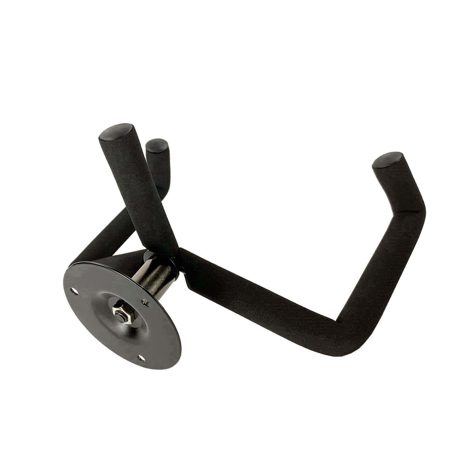 Ukulele Bass Violin Hanger Wall Mount - Horizontal Electric Guitar Holder & Bass Stand Rack Hook for Music Studio, Home Decor, and Instrument Storage