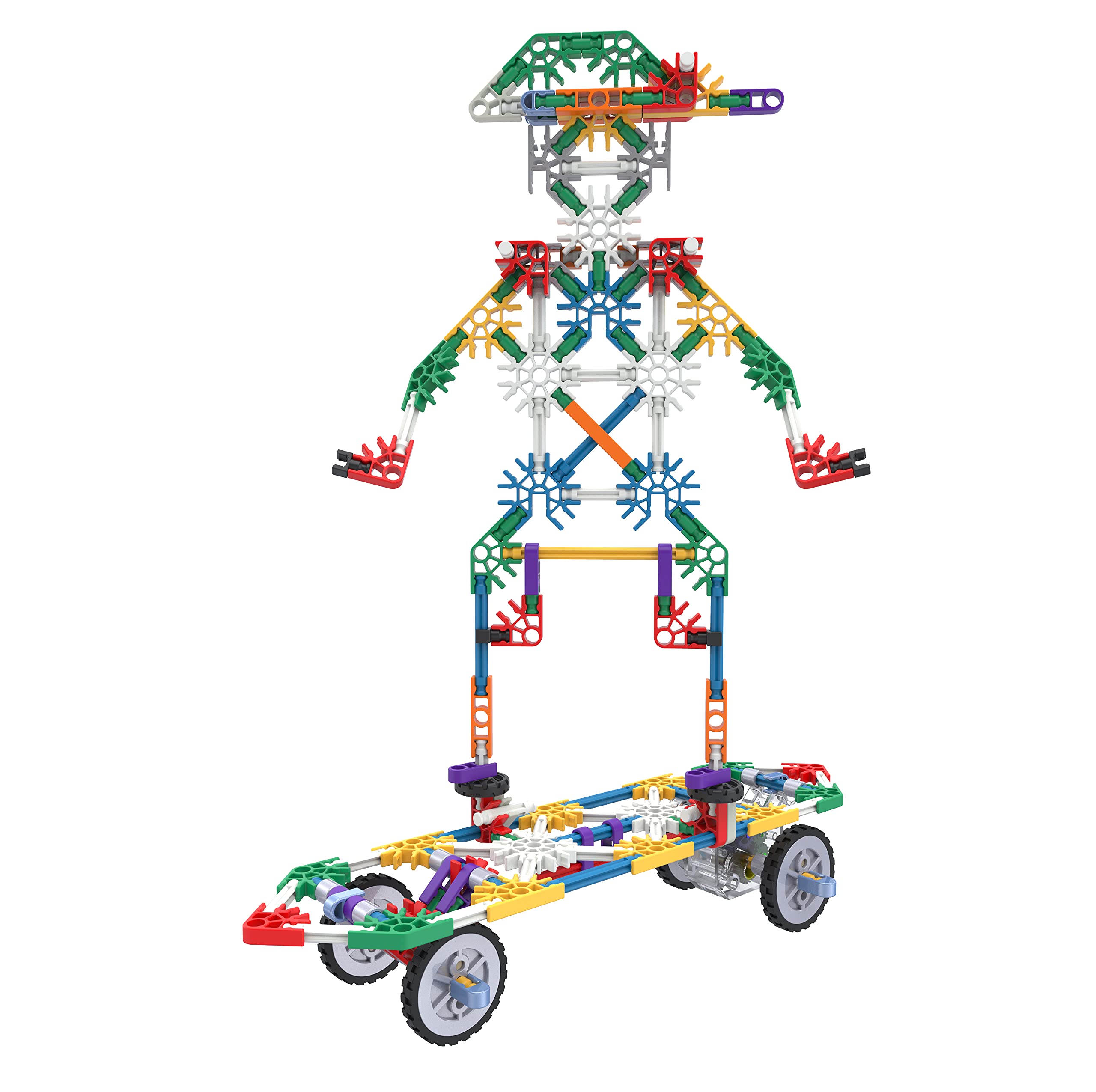 K'Nex 85049 Motorized Creations Building Set – 325-Piece STEM Learning Kit for Kids Ages 7+ | 3D Educational Construction Toys, Engineering Building Blocks for Children | Perfect for Classroom STEM Activities & Creative Play at Home