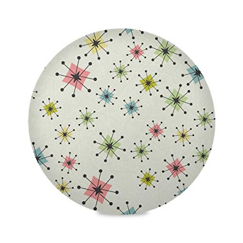 Retro Atom Star Pattern