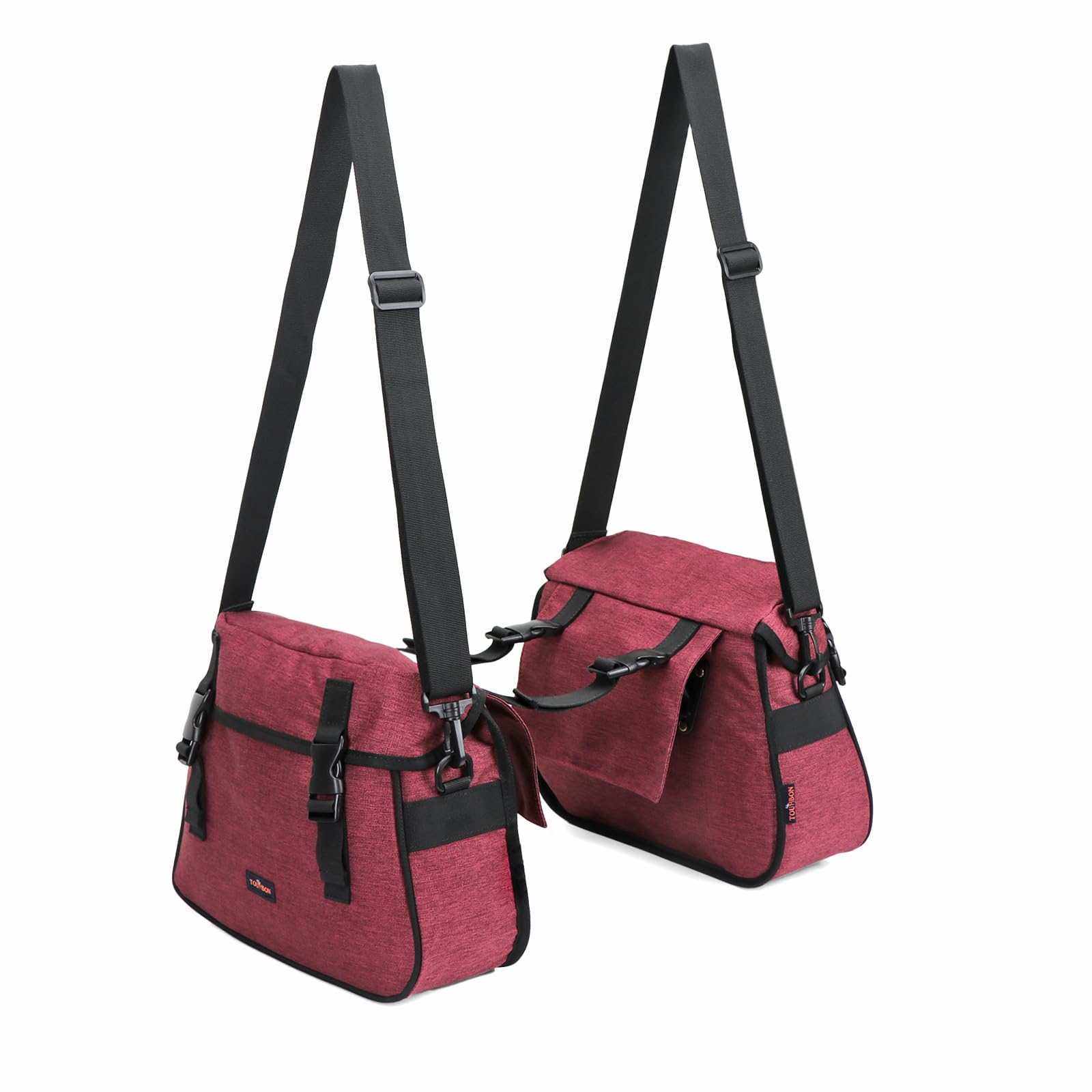 TOURBON Waterproof Bike Seat Bag - Bicycle Pannier with Adjustable Straps for Cycling, Commuting & Outdoor Adventures