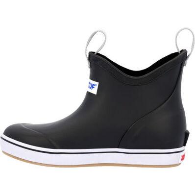 Kids Ankle Deck Boots - Black | Waterproof & Comfortable for Outdoor Play, Hiking & School | Trendy & Durable
