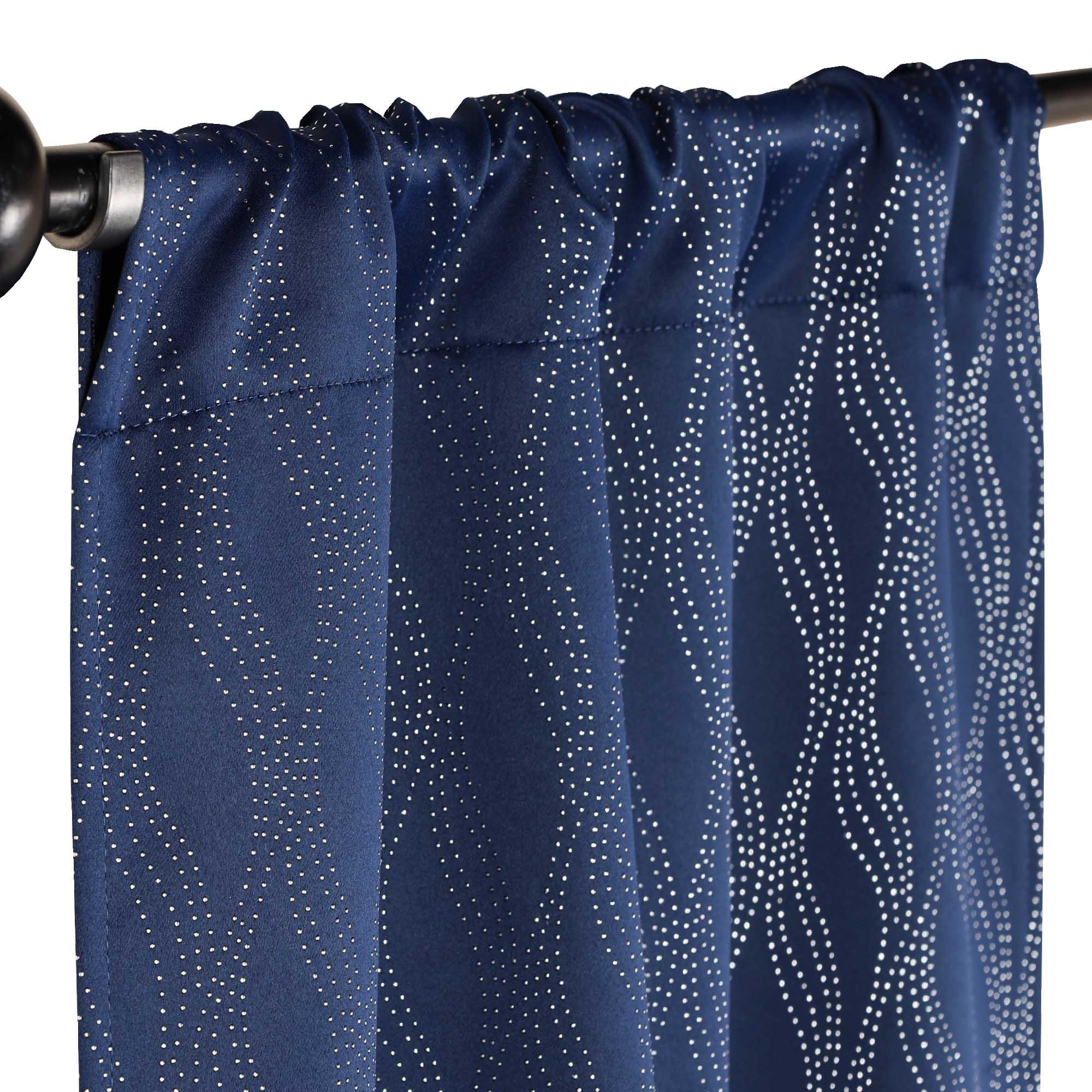Zuri Textured Washable Blackout Curtains for Bedroom - Thermal Insulated Room Darkening Window Drapes (Set of 2 Panels) - Perfect for Nursery, Home Theater & Light Sleepers