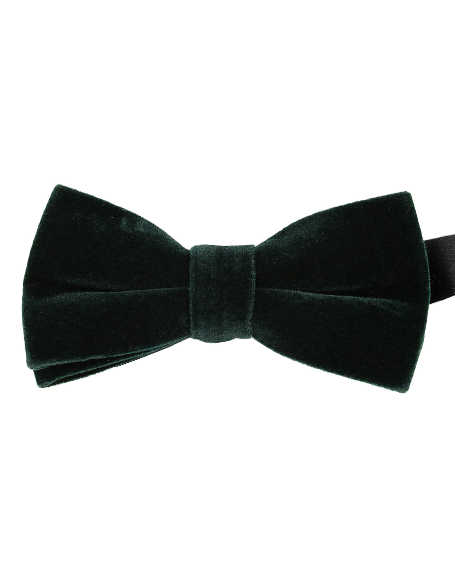 DÉCLIC Velvet Club Bow Tie for Men - Elegant Green Satin Necktie for Weddings, Prom & Formal Events