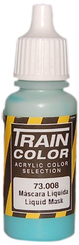 Vallejo Liquid Mask Paint for Miniatures & Models - 17ml Bottle - Water-Based Hobby Paint for Airbrushing & Hand Painting - Perfect for Warhammer, Dioramas & Scale Models