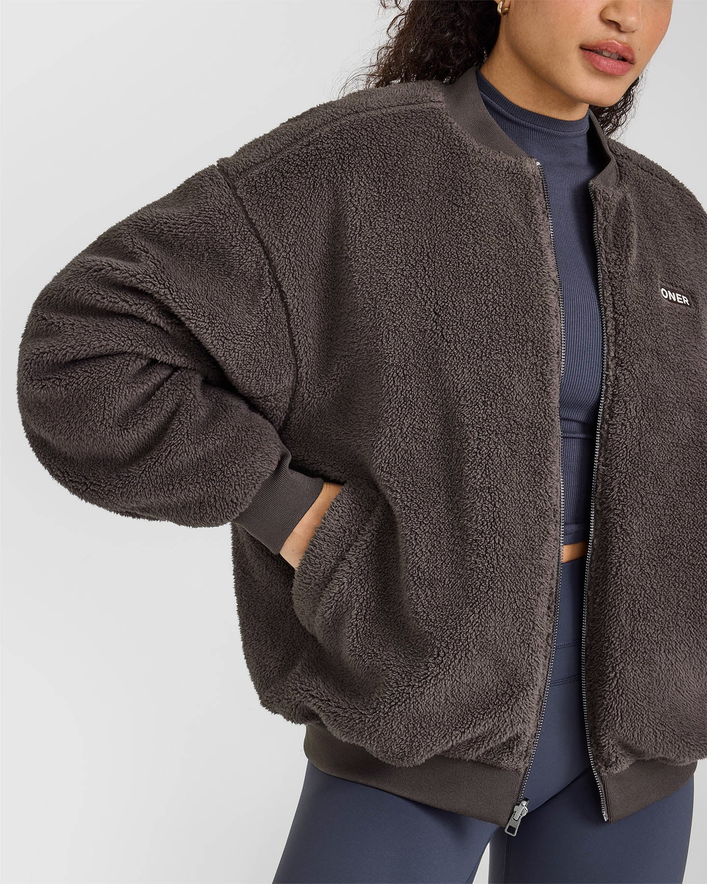 Reversible Bomber Jacket for Men & Women | Lightweight Waterproof Windbreaker | Truffle Brown & Black | Casual Streetwear & Outdoor Activities