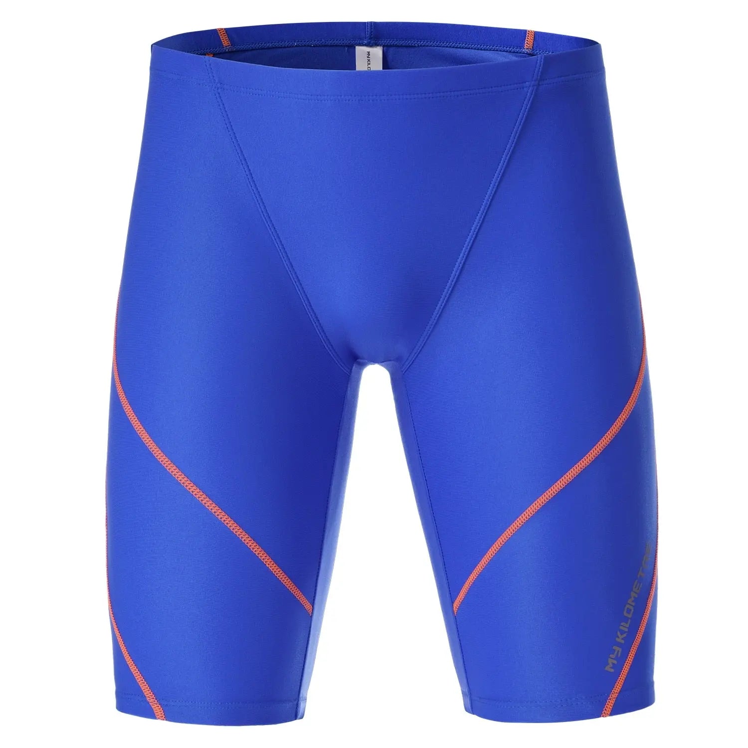 Men's Solid Color Training Swim Jammers - High-Performance Swimwear for Competitive Swimming & Water Sports
