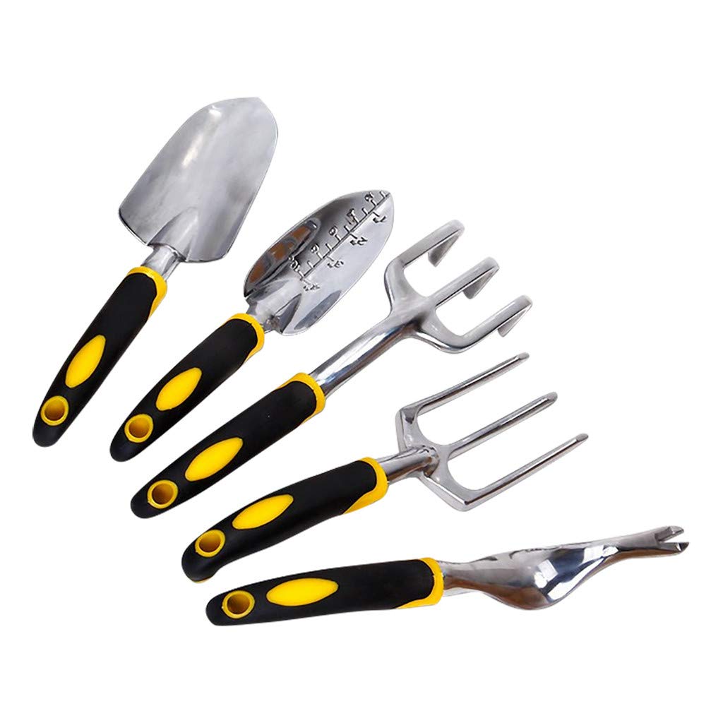 Yamart Mini Gardening Tools Set - Lightweight Small Shovel, Rake & Spade for Indoor/Outdoor Plants | Multi-Functional Flower Care Kit for Home Gardening, Potting & Soil Loosening | Perfect for Houseplants, Balcony Gardens & Backyard Planting