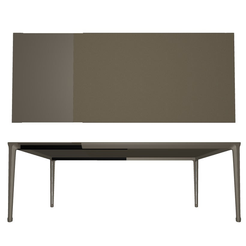 BOULEVARD Argile Drive Table - Modern Outdoor Dining Table for Patio, Garden, Backyard | Durable & Weather-Resistant for BBQ, Parties, Family Gatherings