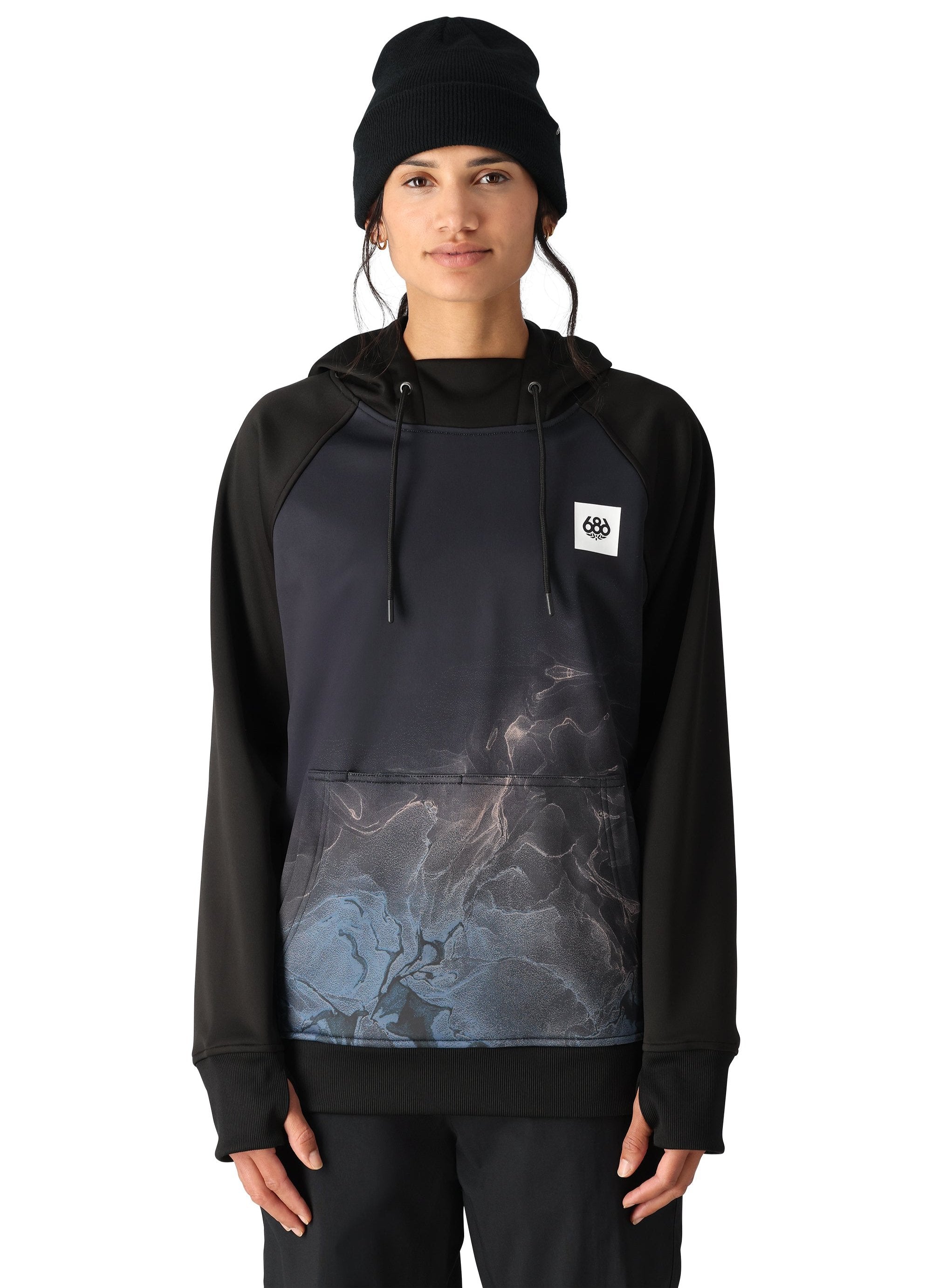 686 Women's Bonded Fleece Pullover Hoody - Winter Warm Fleece-Lined Hooded Sweatshirt for Outdoor Activities & Casual Wear 2025