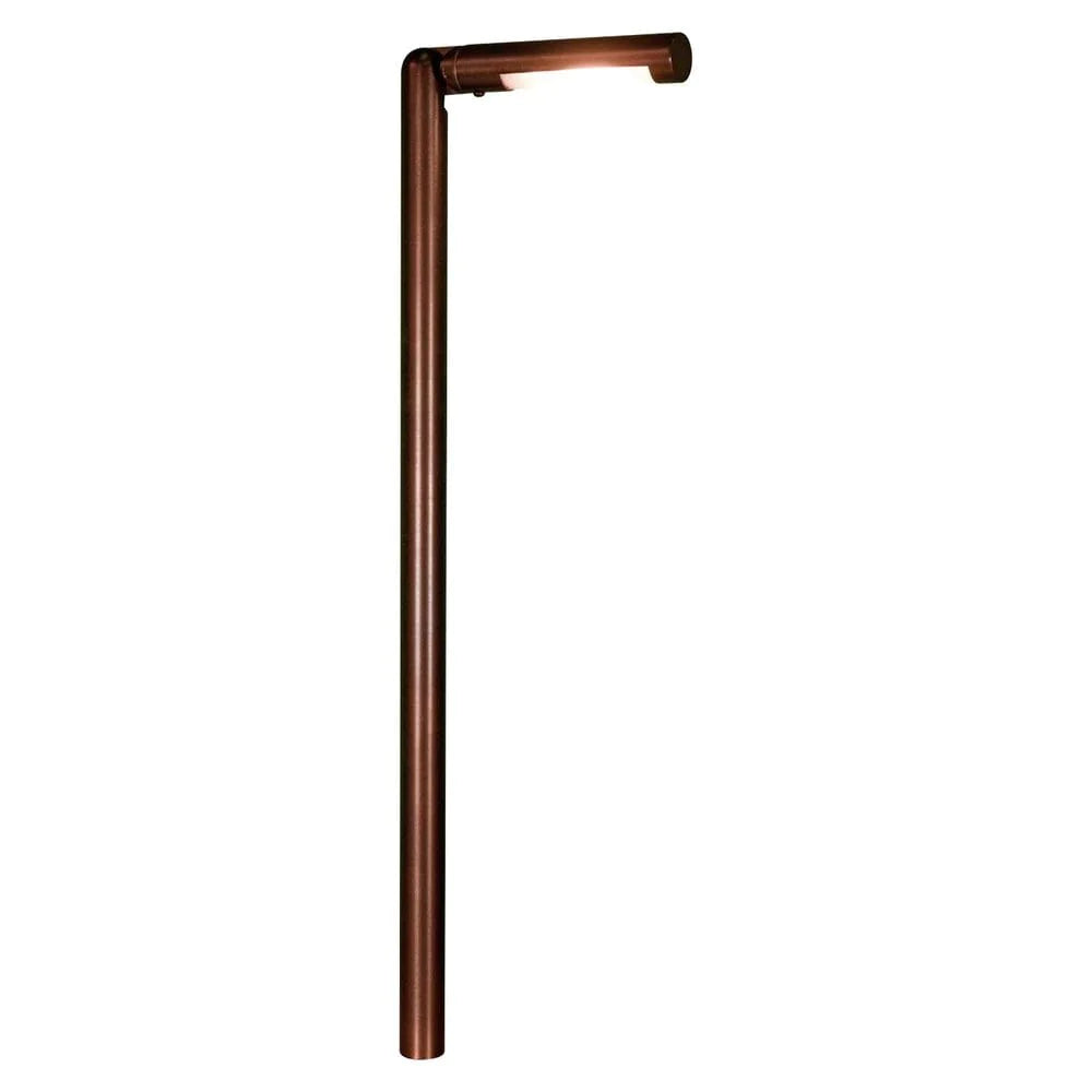 PLB15 Adjustable 3W 3000K Warm White LED Brass Pathway Light - Outdoor Landscape Lighting for Garden, Walkway, Driveway, and Patio