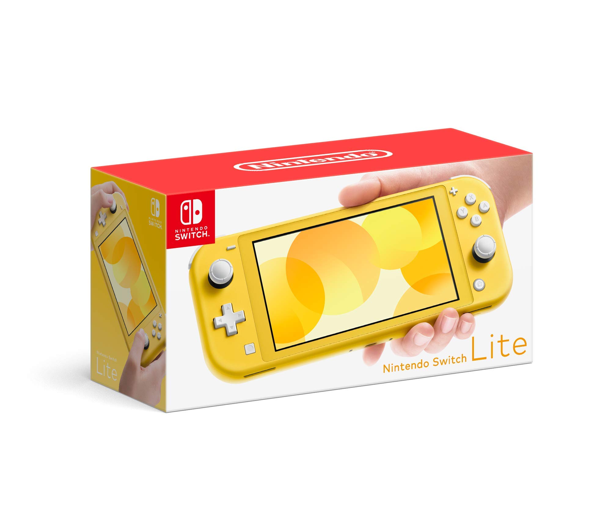 Nintendo Switch Lite Handheld Gaming Console - Yellow (HDH-001) (Renewed) | Portable Video Game System with Built-in Controls | Perfect for Travel, Commuting & On-the-Go Gaming