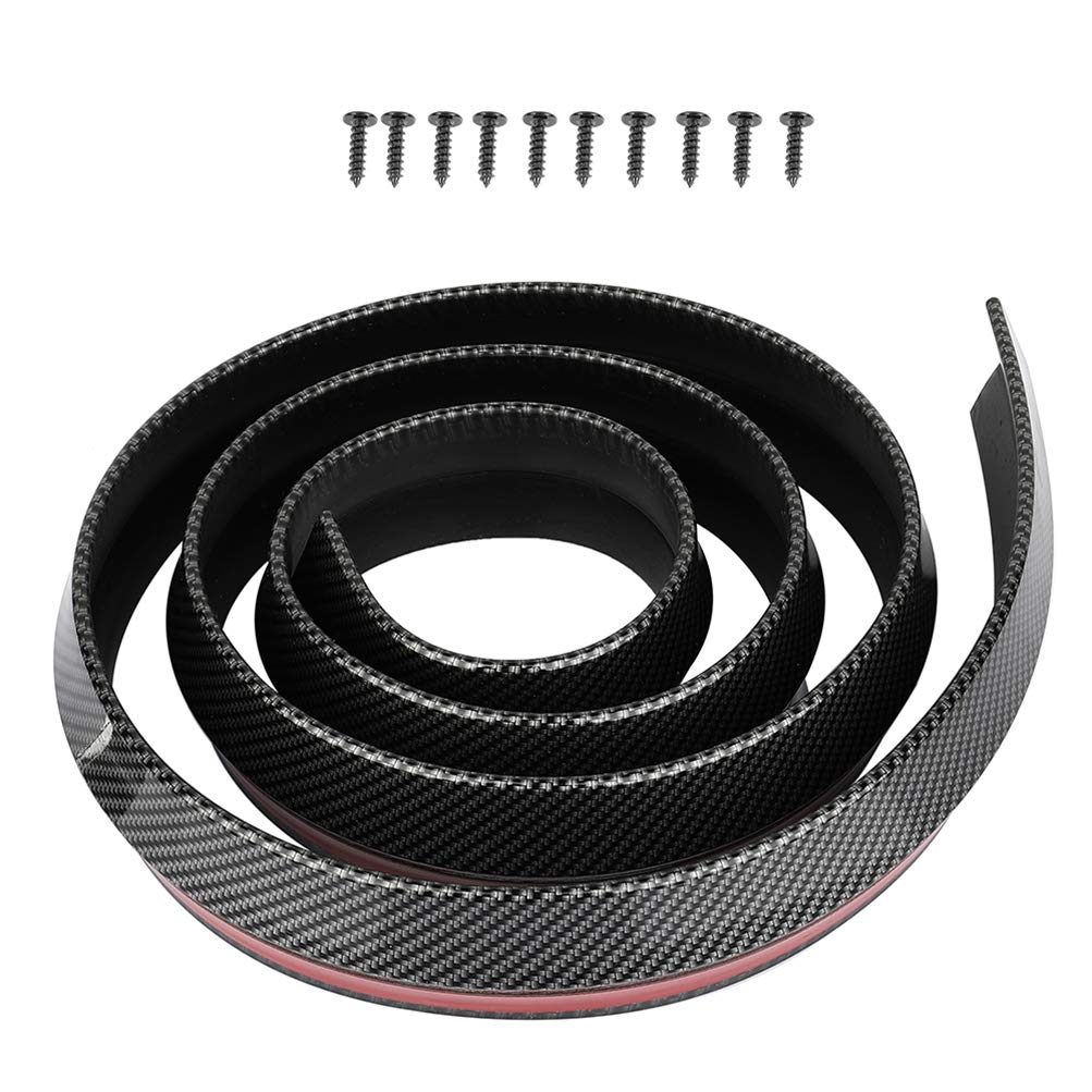 ECCPP Universal Front Bumper Lip Splitter - Black Car Spoiler for Most Vehicles | Aerodynamic Protection & Style Enhancement | Perfect for Street Racing & Custom Car Mods