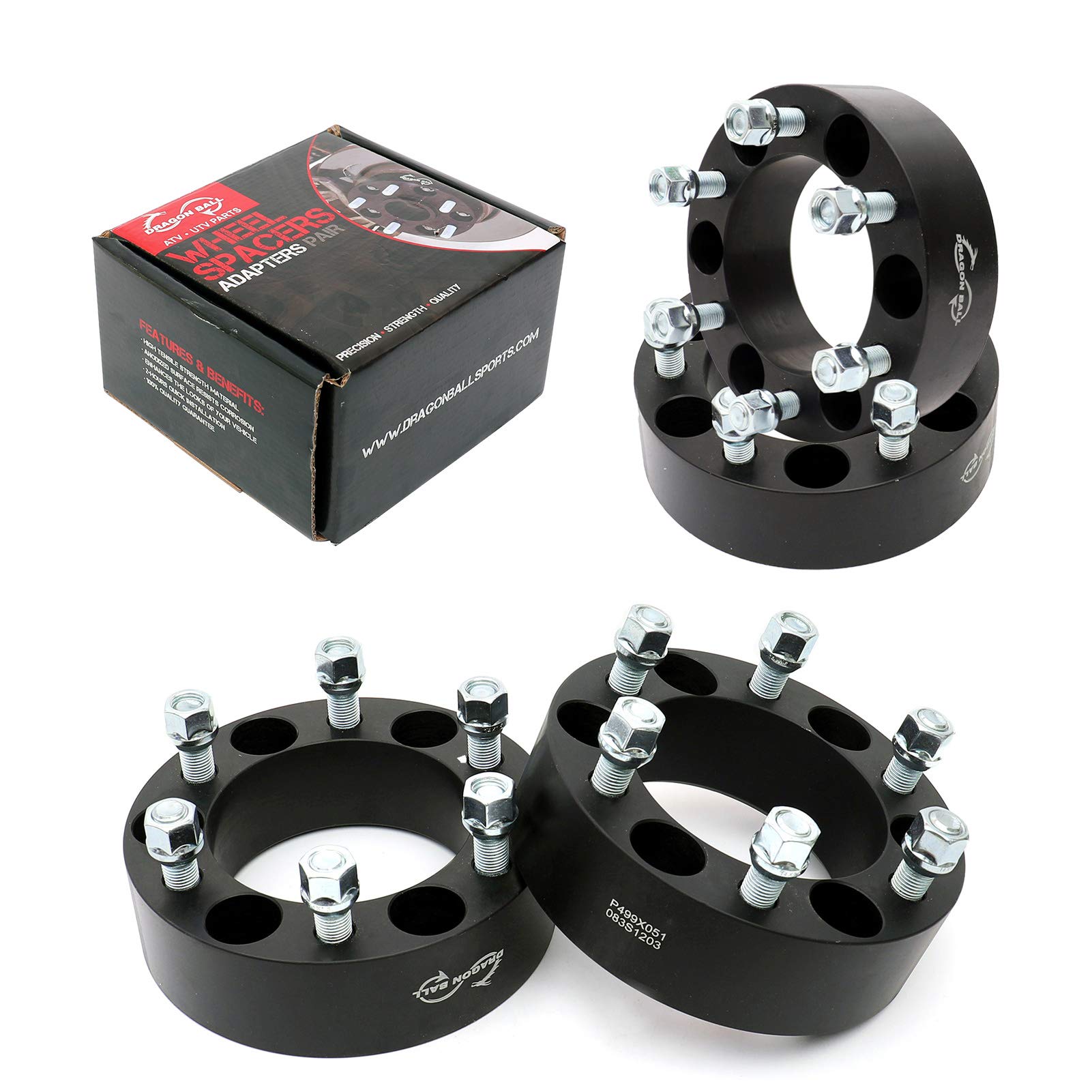 6x5.5 to 6x5.5 Wheel Spacers 2