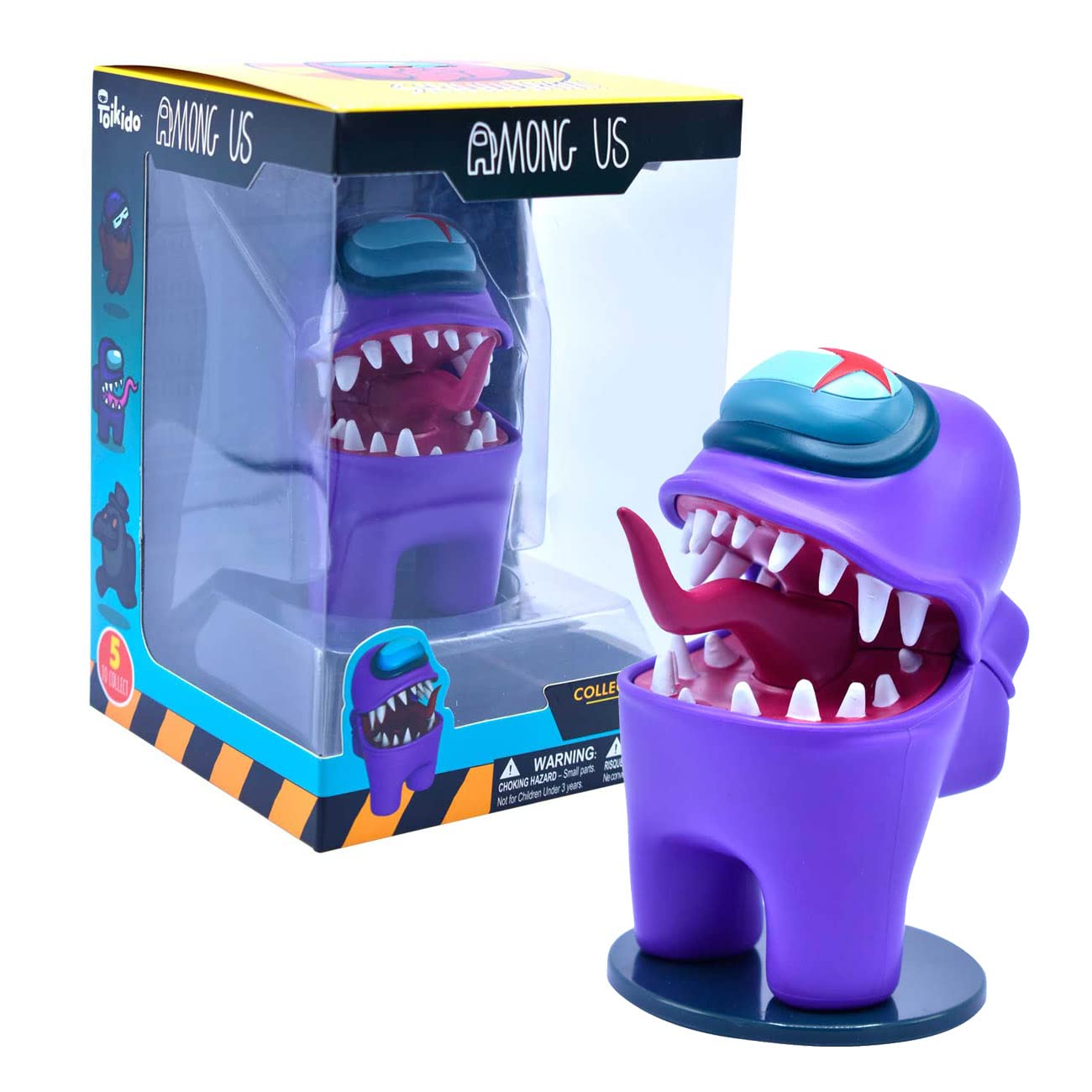 Just Toys LLC Among Us Collectible Figures - Purple Imposter Action Figure | Perfect for Fans, Gaming Decor & Gift Giving