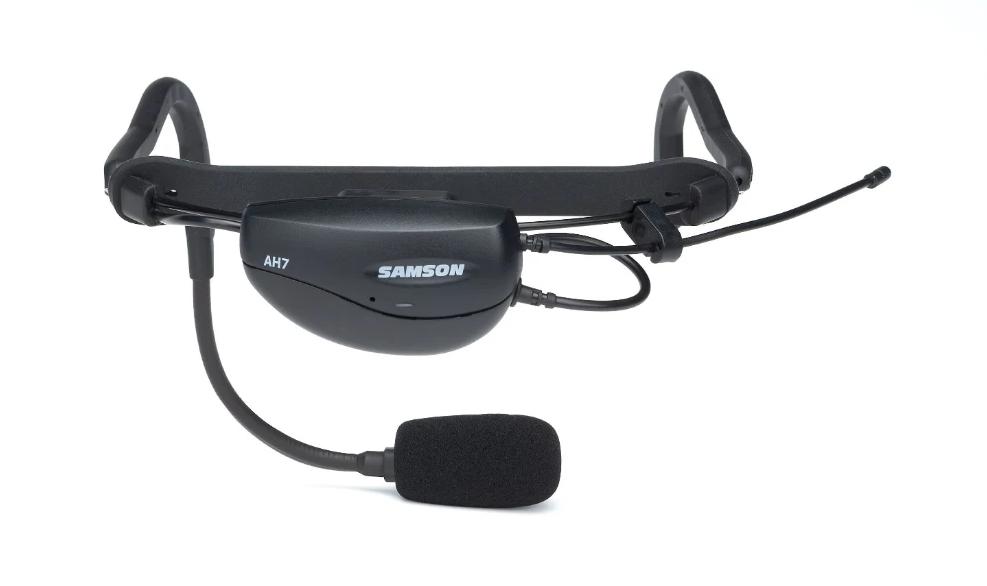 Samson AirLine 77 AH7 Wireless Headset with Transmitter - Professional Studio Headphones for DJs & Musicians | Perfect for Live Performances & Recording Sessions