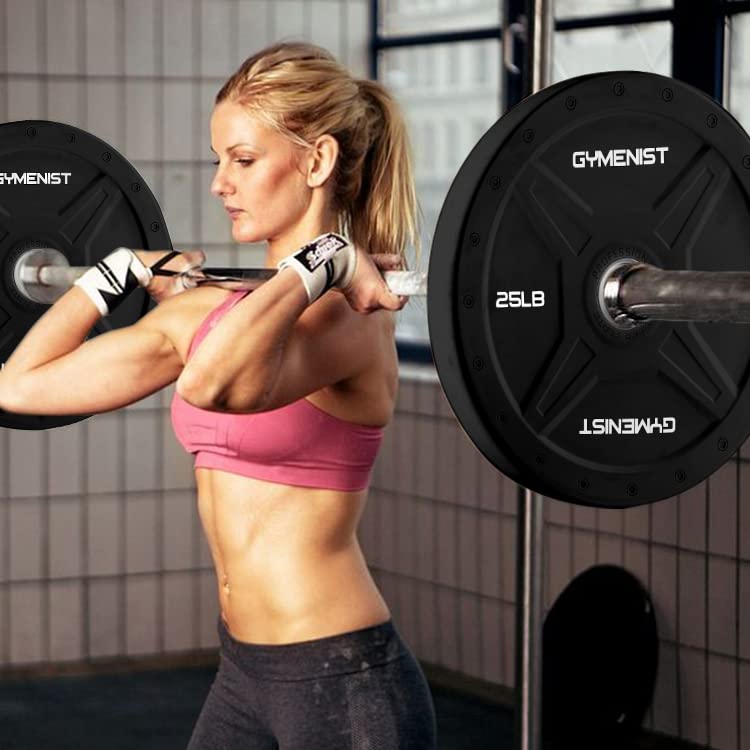 Premium GYMENIST Bumper Plates for 2