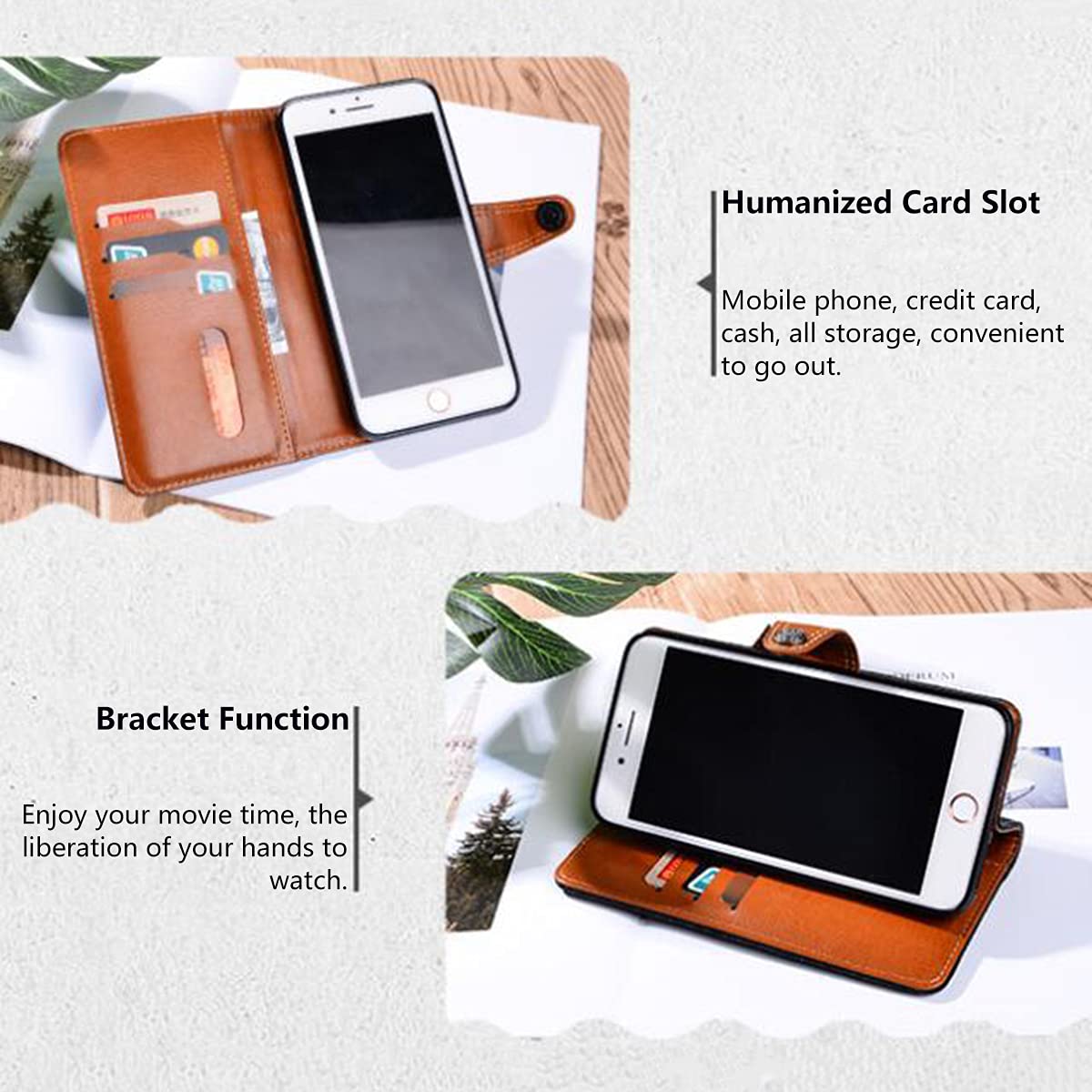 iPhone XR Denim Wallet Case with Magnetic Closure, Kickstand & Card Slots - Shockproof Protective Flip Cover (Black) | Perfect for Hands-Free Viewing, Secure Card Storage & Everyday Protection
