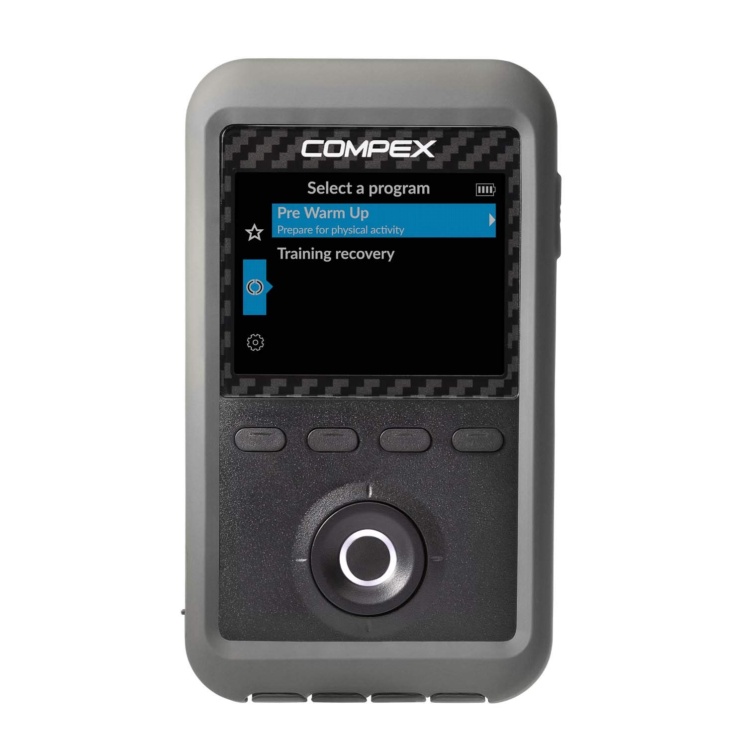 Compex Performance 3.0 Muscle Stimulator with TENS Kit - 6 Professional Programs for Pain Relief & Muscle Recovery - Gray - Ideal for Athletes, Physical Therapy & Home Fitness Training