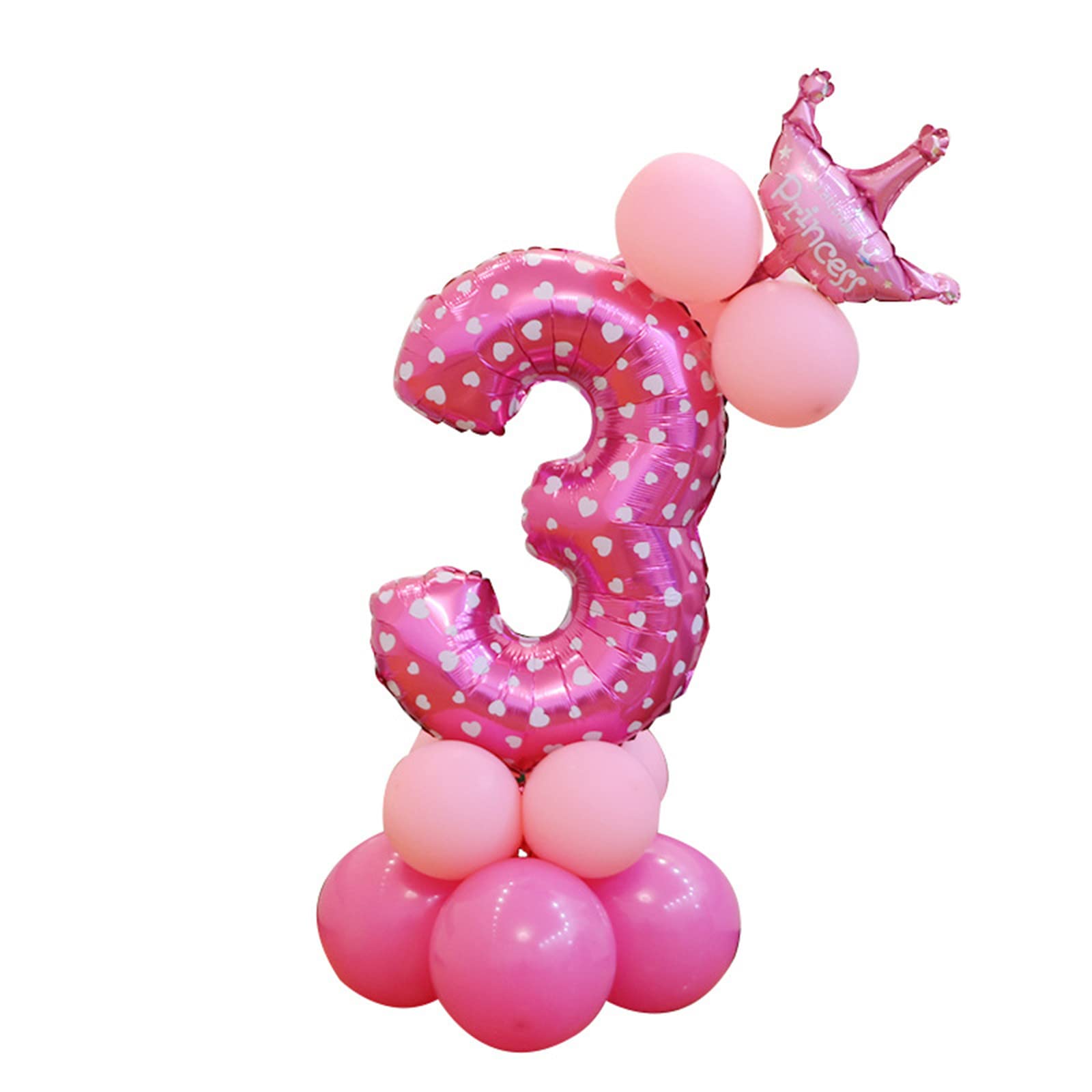 FABFEGU 32 Inch DIY Foil Balloons for Pancake Decorations, Birthday Party, Spring Celebration - Perfect for DIY Crafts, Baby Showers & Home Decor