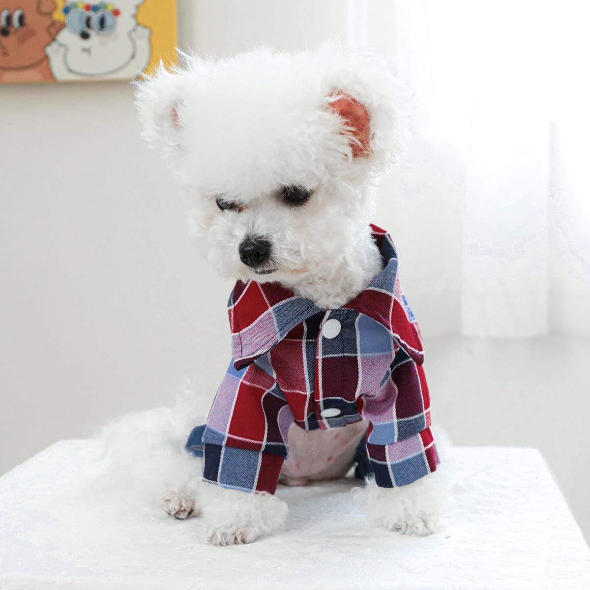 Stylish Cowboy Rider Overalls for Dogs & Cats - Pet Clothing Outfit for Pets - Perfect for Halloween, Costume Parties & Photo Shoots