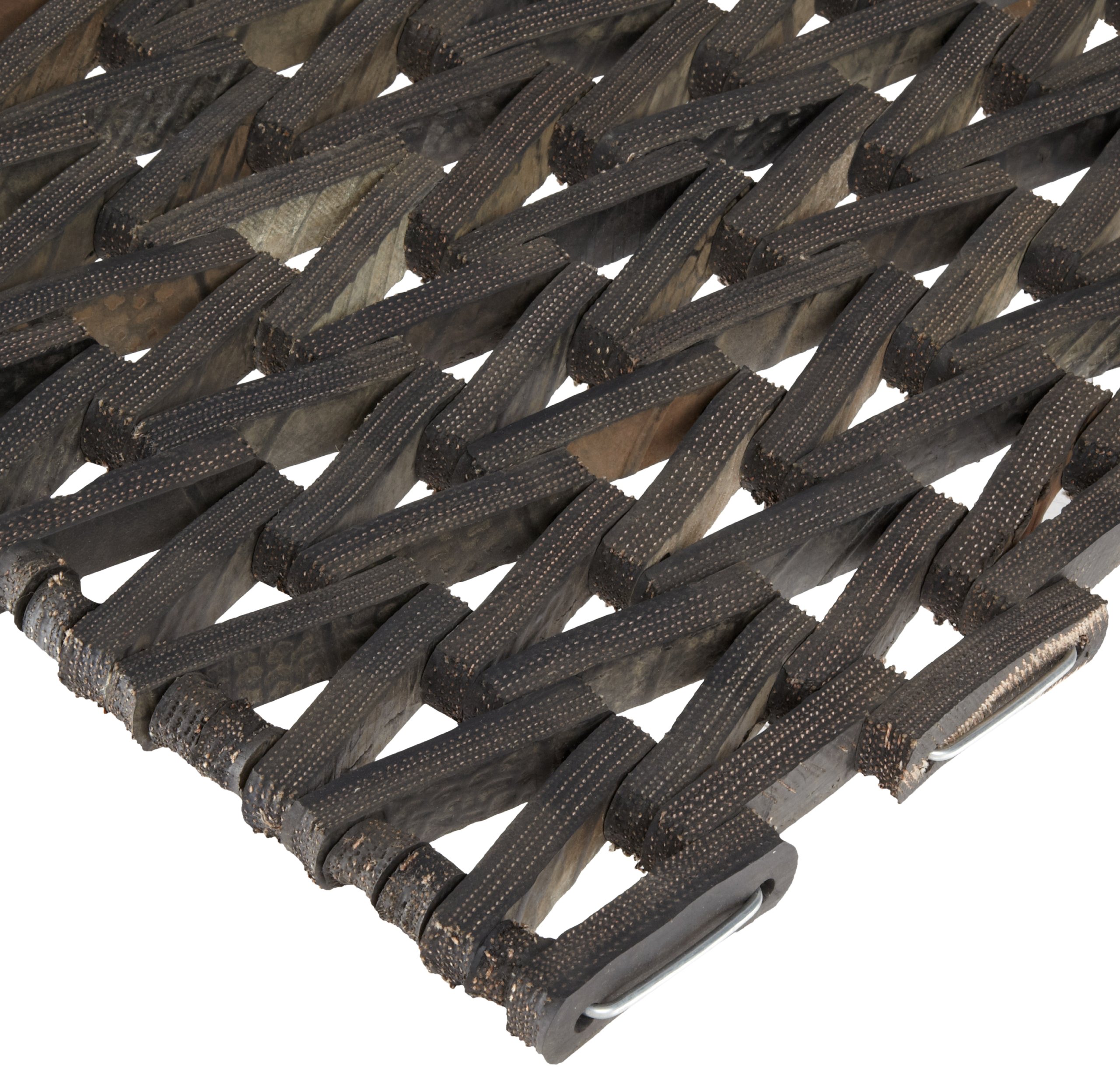 Durable Durite Recycled Tire-Link Outdoor Entrance Mat - Eco-Friendly Herringbone Weave Doormat 14