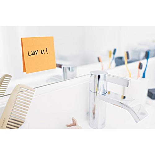 Super Sticky Notes 3x3 Inch, 18 Pads 90 Sheets - Strong Adhesive for School & Office