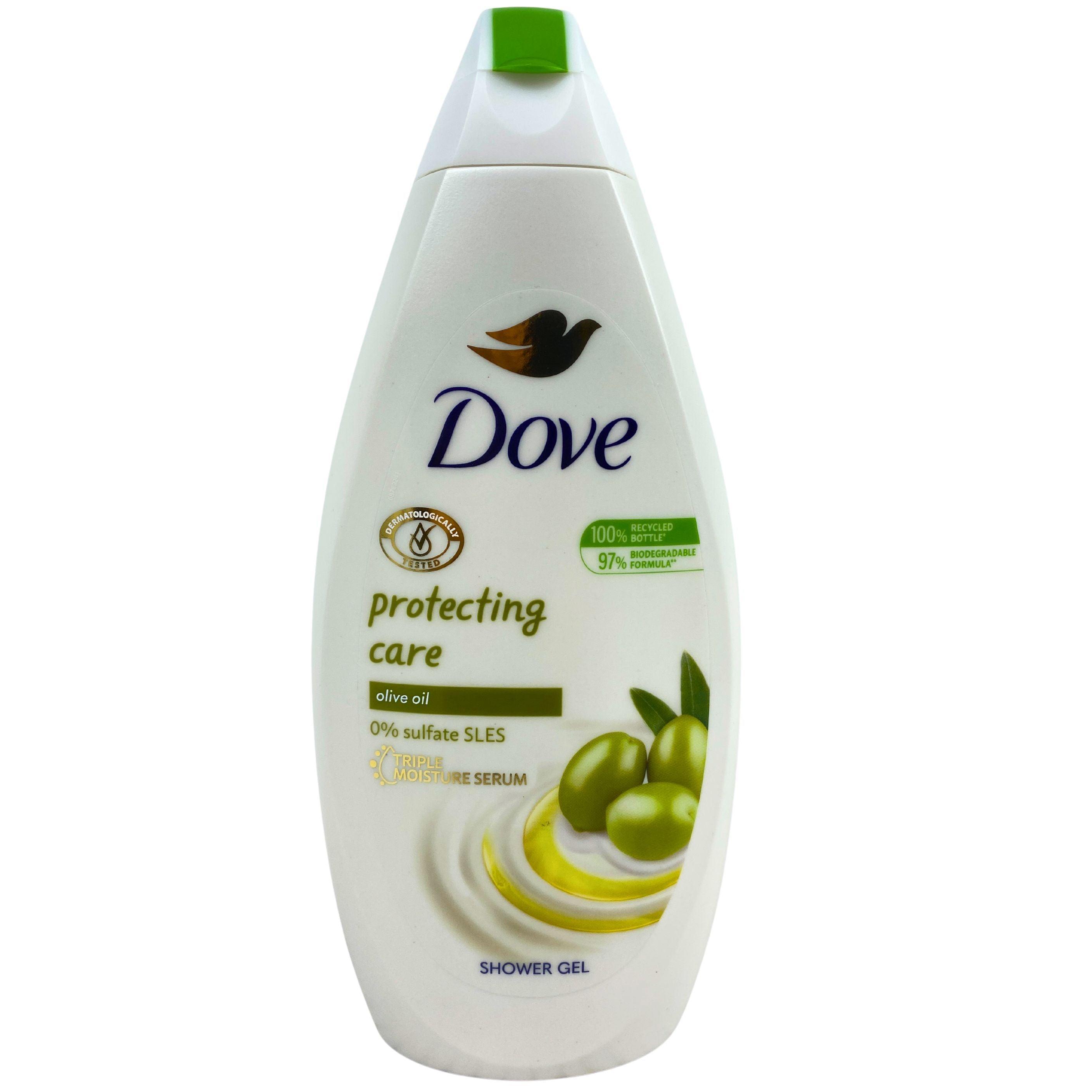 Dove Protecting Care Body Wash 500ml (12 Pack) - Moisturizing & Nourishing Shower Gel for Dry Skin - Perfect for Daily Use at Home or Gym