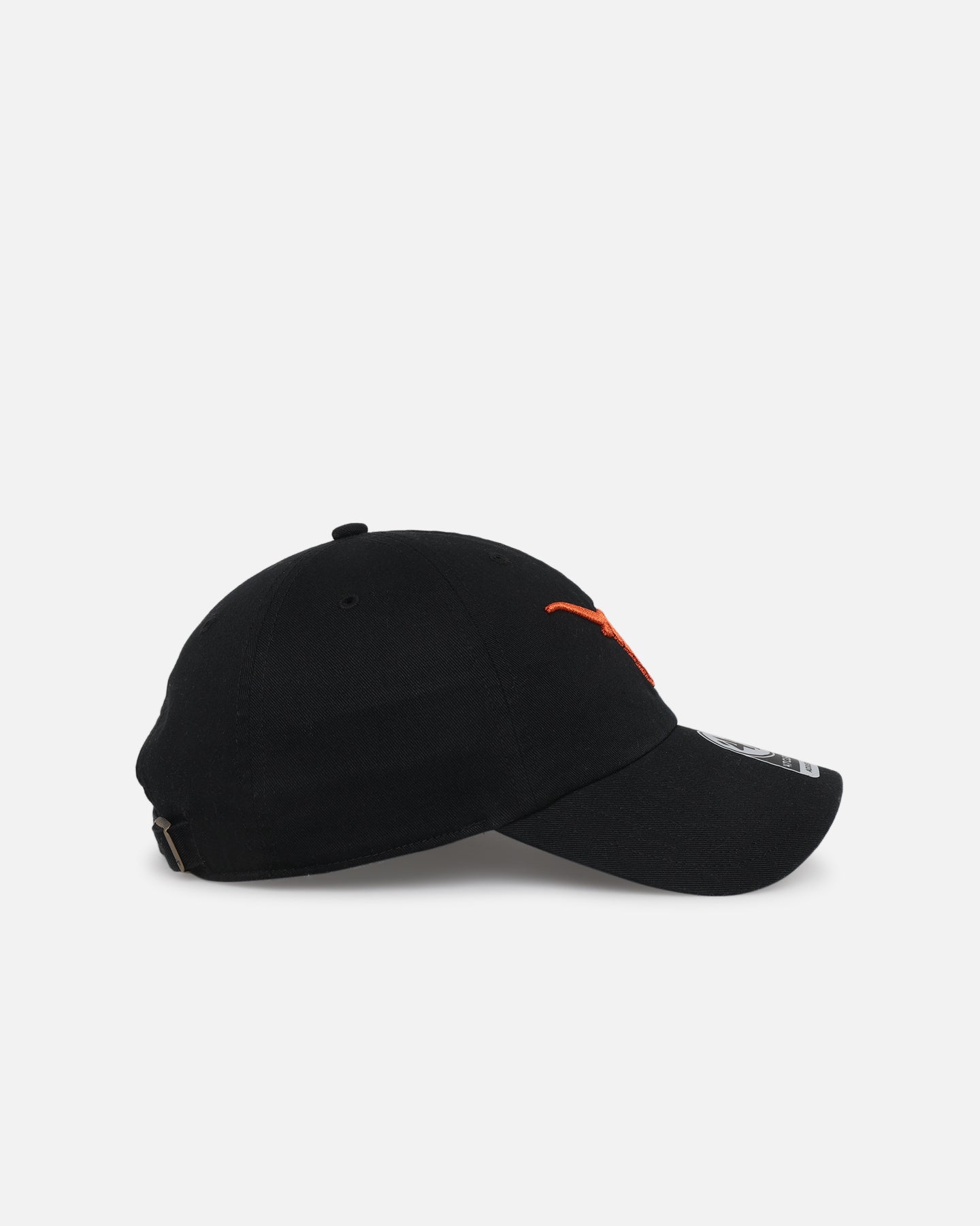 47 Brand Texas Longhorns Adjustable Strapback Hat - Black Snapback Cap for Men & Women | Perfect for Game Day, Tailgating & Casual Wear