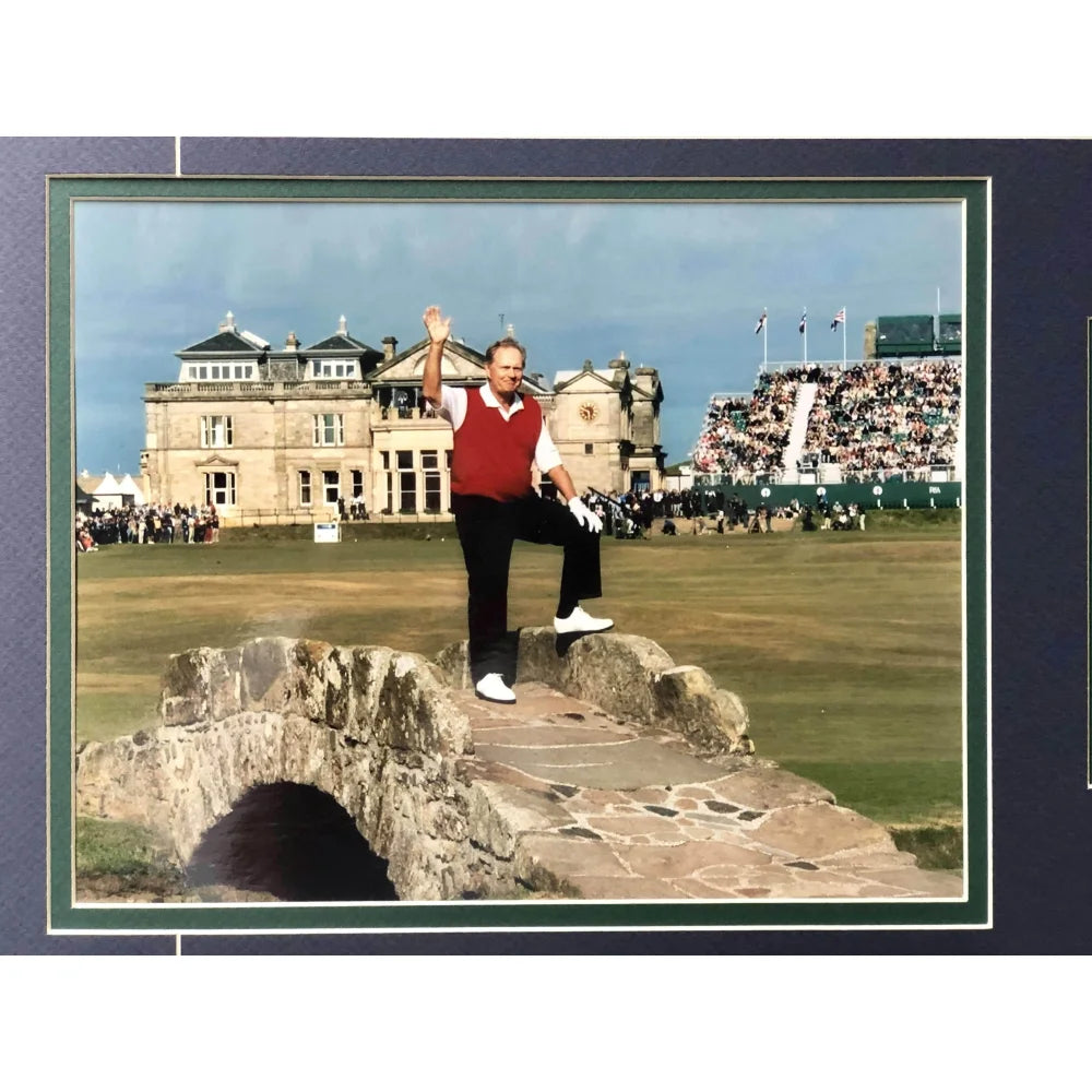 Authentic Jack Nicklaus 2005 British Open St. Andrews Old Course Framed Scorecard with COA - Golf Memorabilia for Office Decor & Sports Fan Gifts