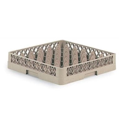 Vollrath 36 Compartment Glass Rack with 2 Extenders - Beige | Commercial Kitchen Storage for Bars, Restaurants & Cafes