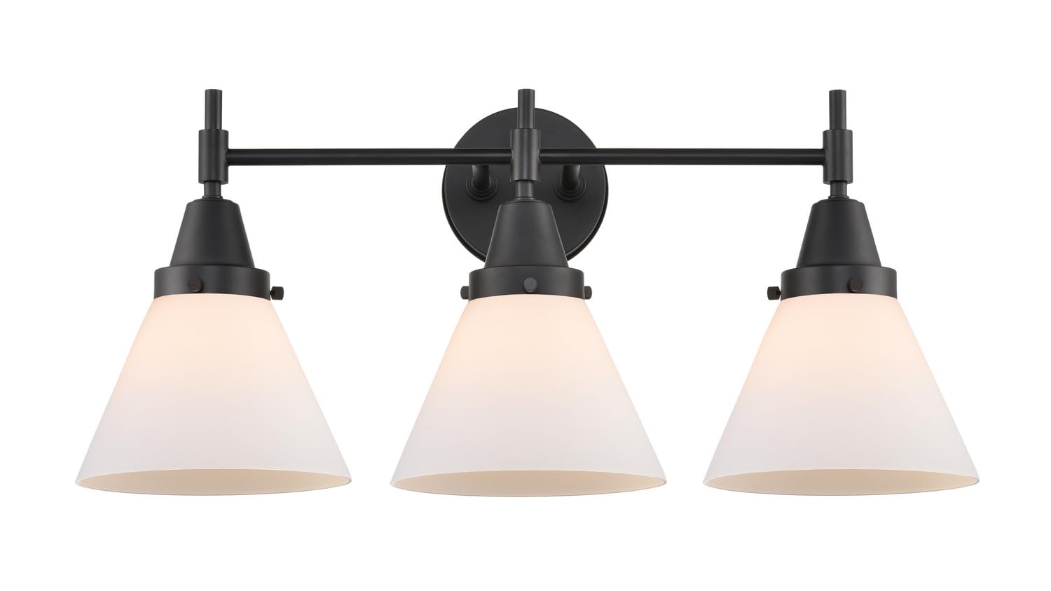 Innovations 447-3W-BK-G41-LED Black LED Bathroom Vanity Light Fixture - Modern Bathroom Lighting for Mirror, Sink & Makeup Area