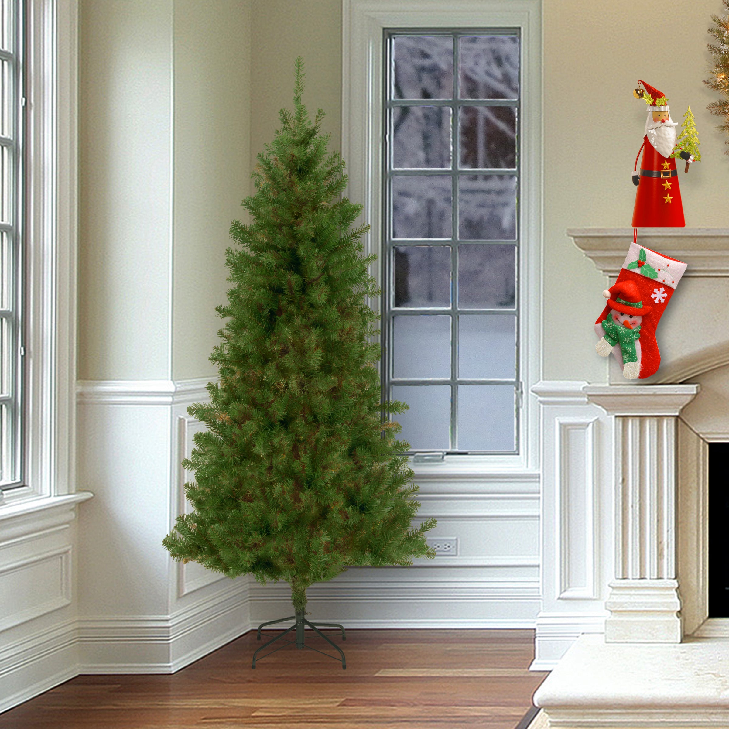7 ft. Canadian Grande Fir Christmas Tree - Premium Artificial Holiday Decor for Home, Office & Party | Perfect for Living Room, Porch & Festive Celebrations