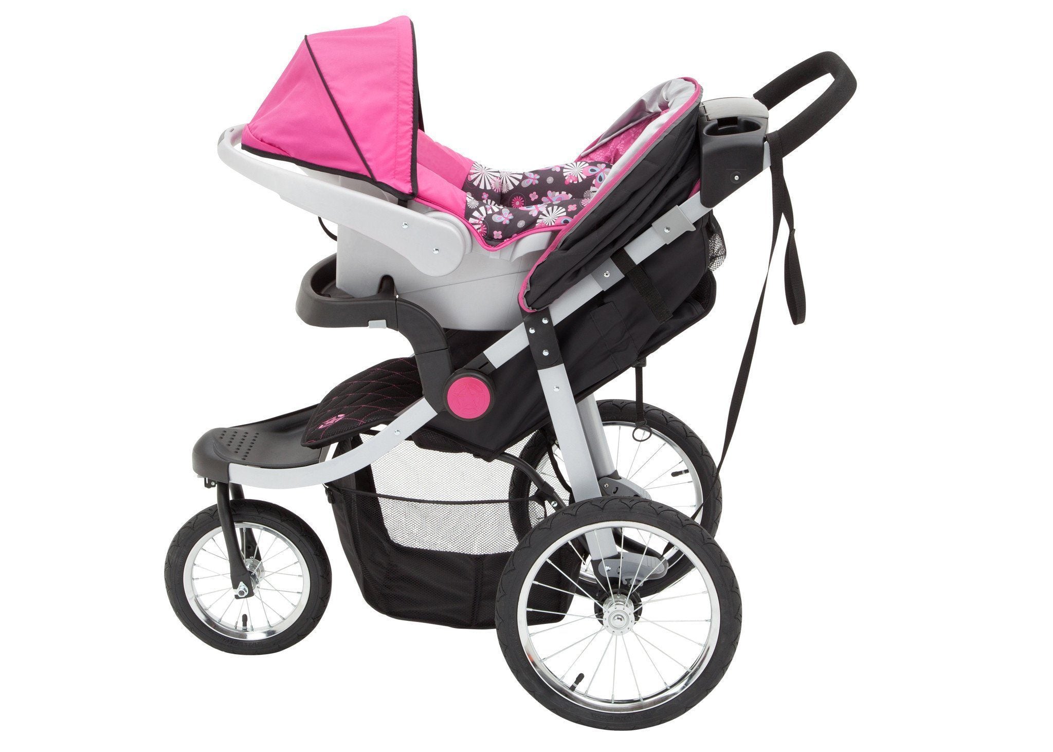 J is for Jeep® Brand All-Terrain Jogging Stroller for Cross-Country Running - Perfect for Outdoor Adventures, Trail Jogging & Family Walks