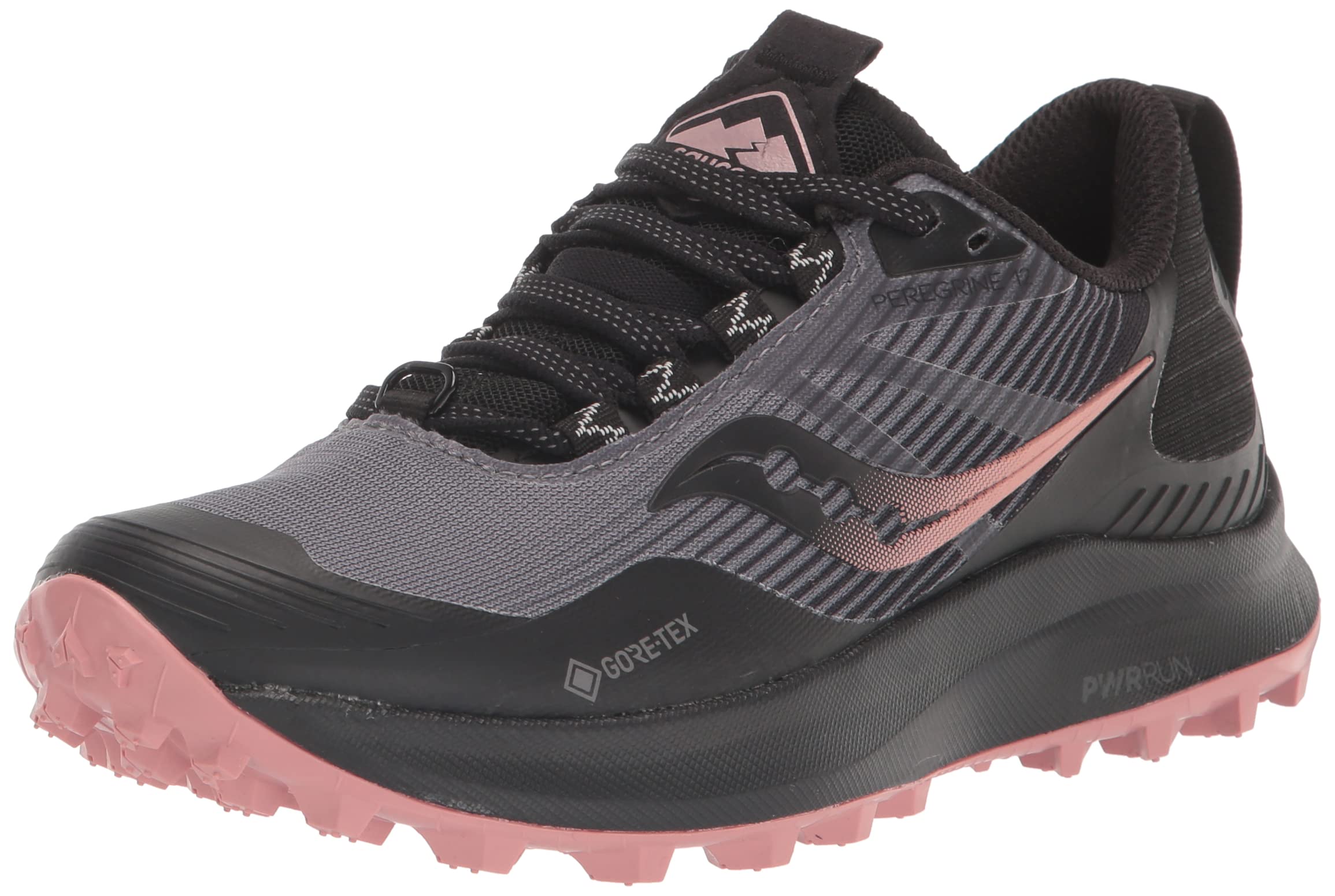 Saucony Women's Peregrine 12 Gore-Tex Waterproof Trail Running Shoes - Lightweight Hiking & Outdoor Adventure Footwear for Women