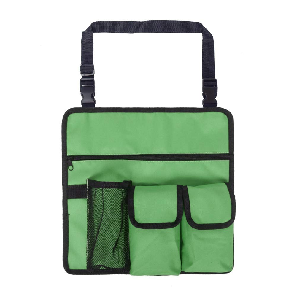 BREEZEY Hanging Organizer - Portable Storage Bag for Fishing & Beach Chairs - Holds Phone, Sunglasses, Water Bottle - Outdoor Use