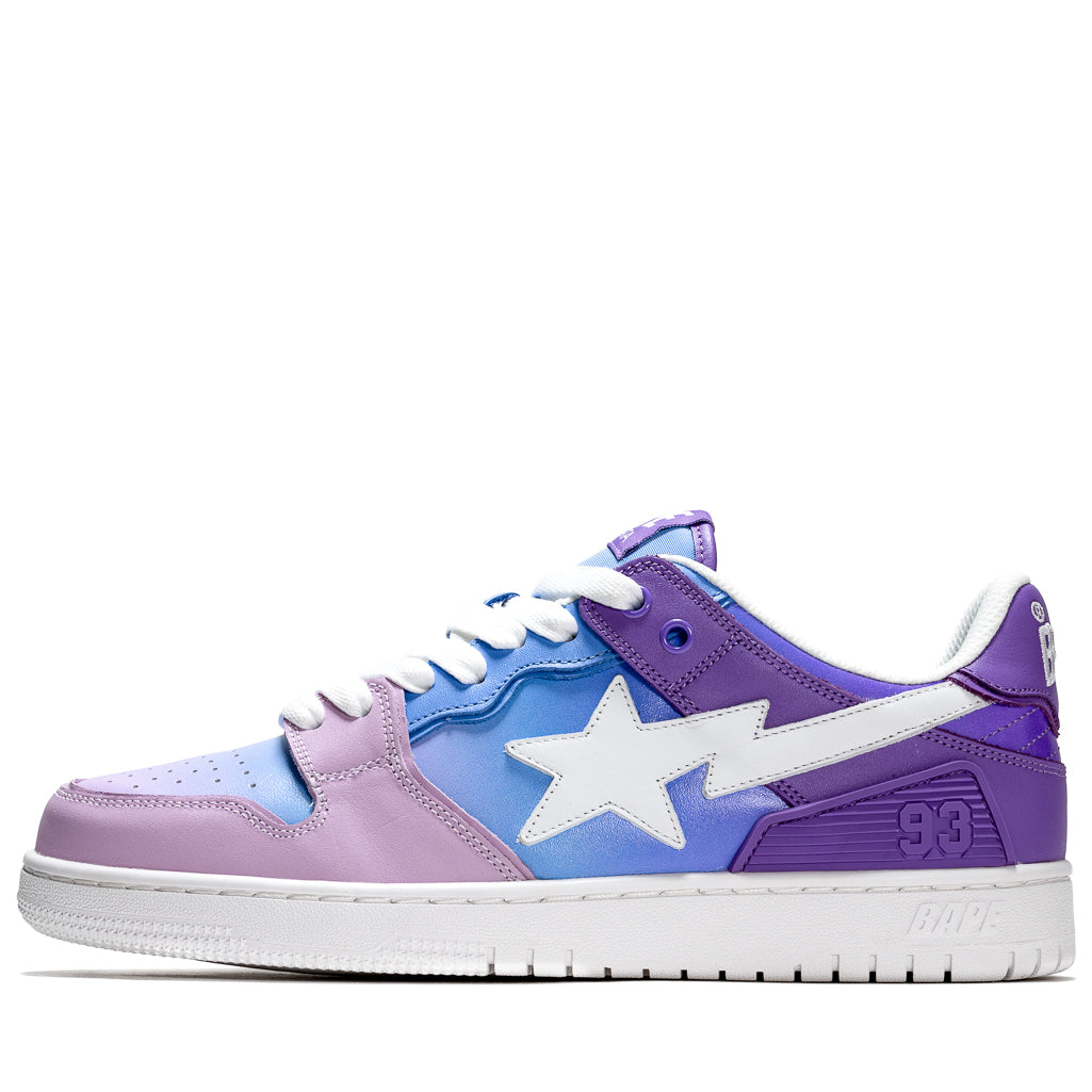 BAPE Sk8 Sta #1 Purple Sneakers - Stylish Streetwear Shoes for Men & Women | Perfect for Casual Wear, Skateboarding & Urban Fashion