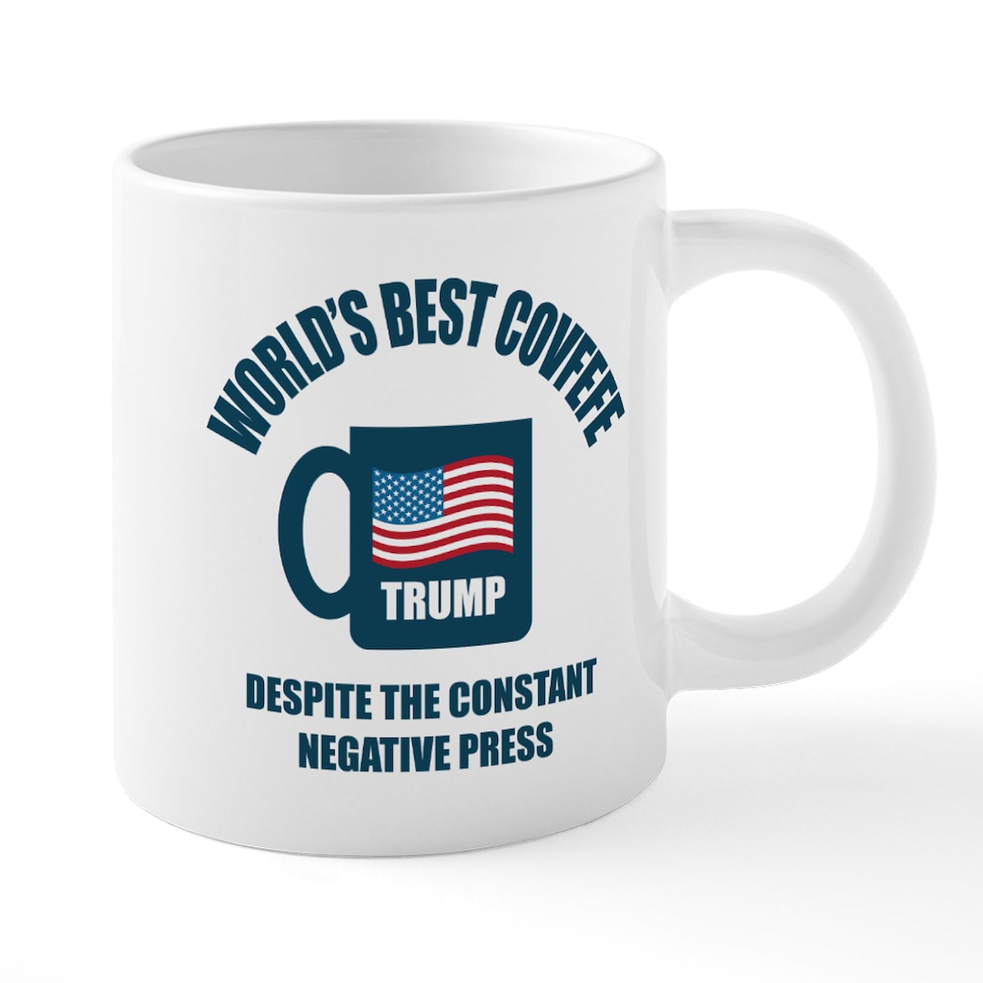 Trump Covfefe 20 oz Ceramic Coffee Mega Mug - Large Insulated Travel Tumbler for Hot & Cold Drinks - Perfect for Office, Home, or Political Humor Gifts
