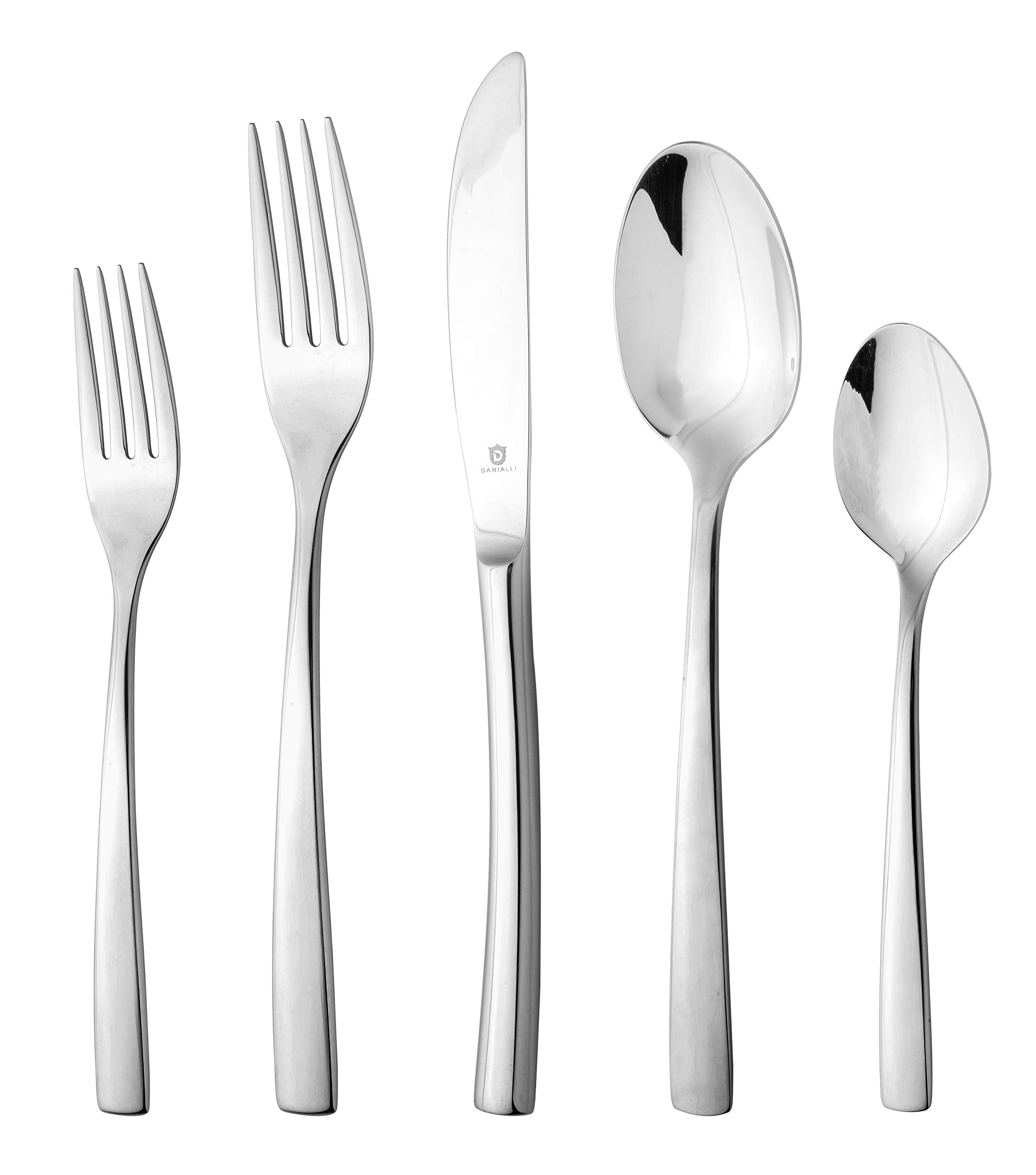 30-Piece Stainless Steel Flatware Set for 6 - 18/10 Mirror Polished Silverware with Knife, Fork & Spoon - Modern Cutlery Set for Dining, Dishwasher Safe - Perfect for Dinner Parties, Restaurants & Everyday Use