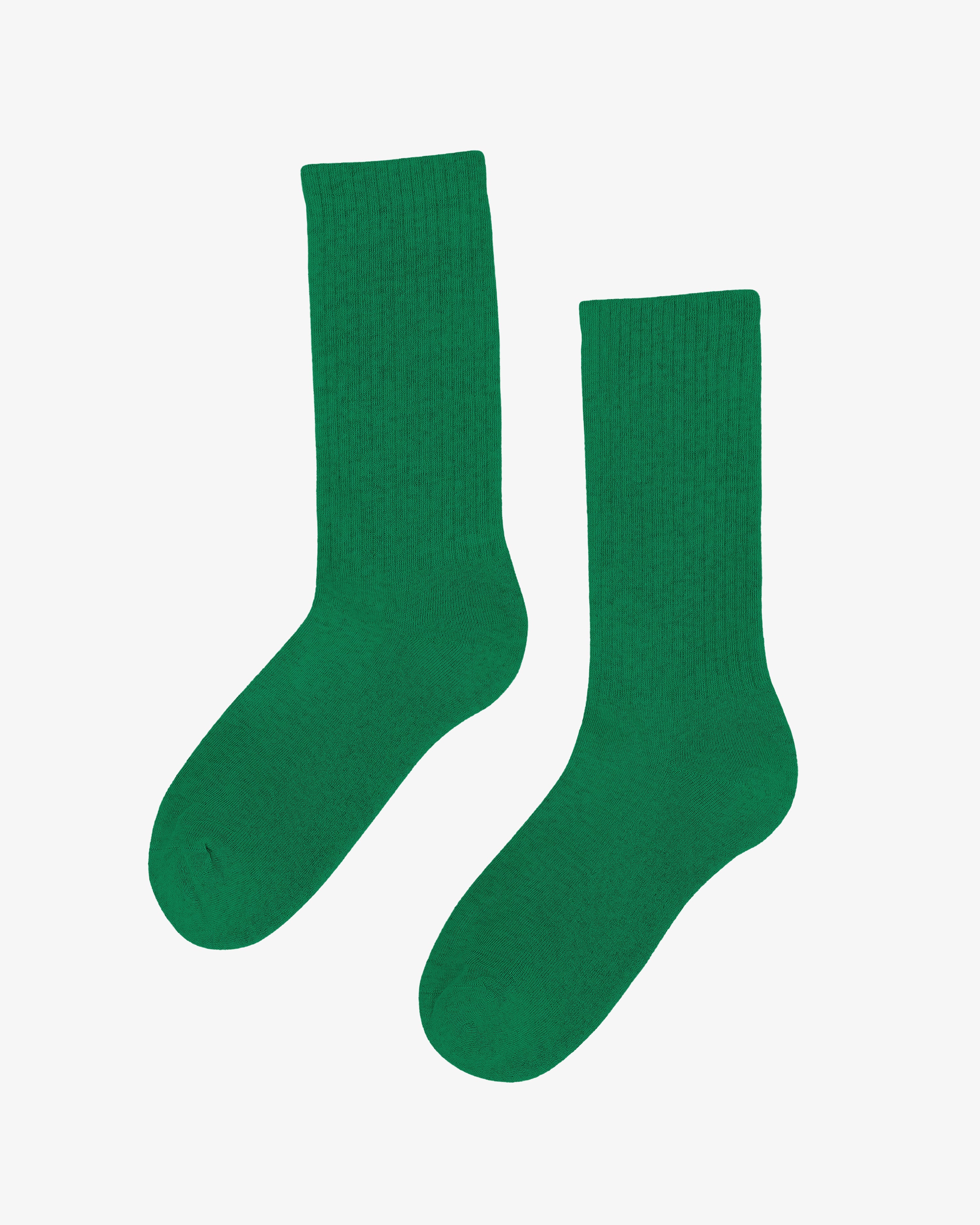 Organic Active Socks for Women & Men - Breathable Kelly Green Workout Socks - Perfect for Running, Yoga & Gym Performance