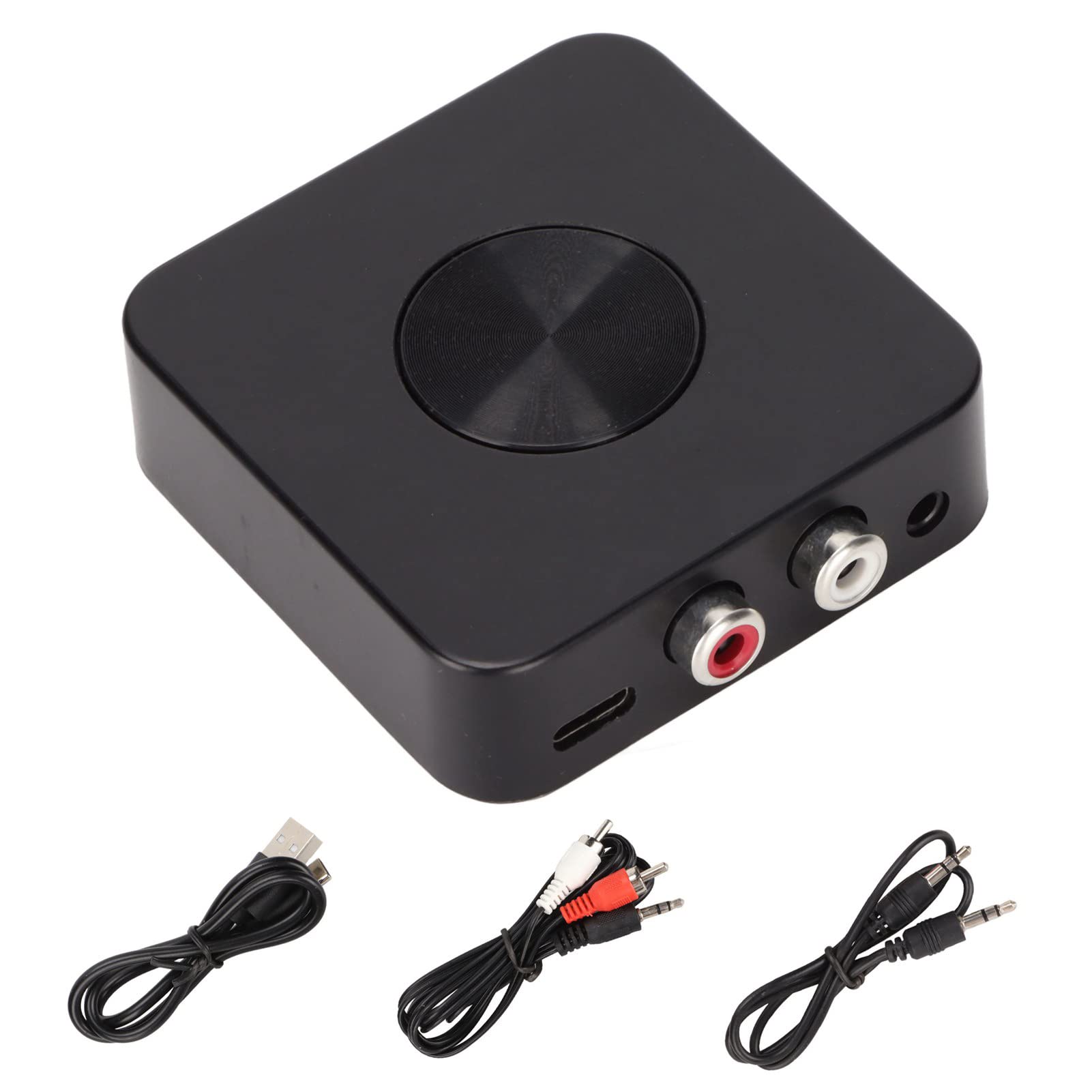 Wireless Bluetooth Audio Transmitter for Car, Home Stereo & Headphones - HiFi Class Sound Receiver Adapter with AUX Output for Projector, Earphones & Vehicle Audio System | Perfect for Road Trips, Home Theater & Gaming