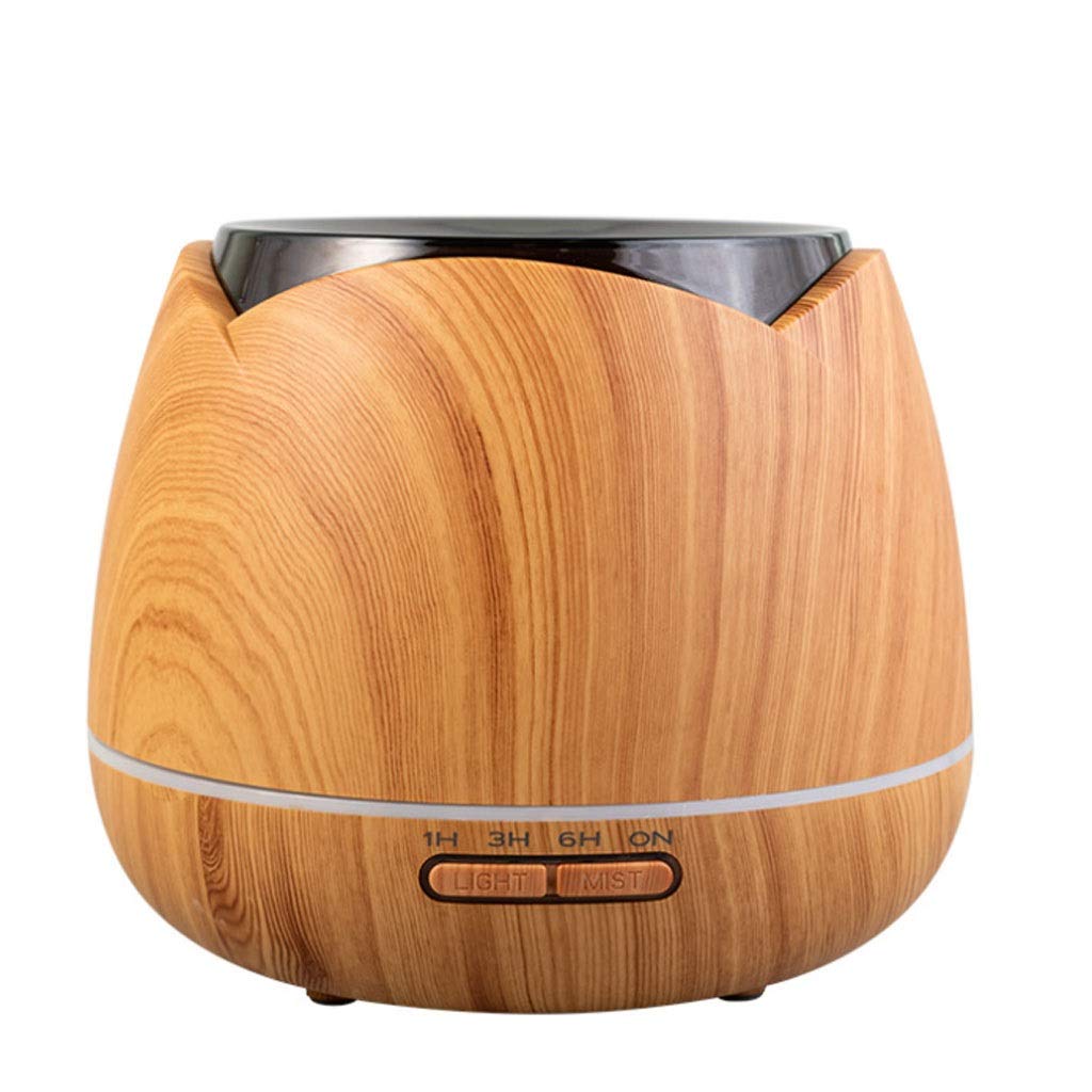 400ml Ultrasonic Essential Oil Diffuser & Aromatherapy Humidifier - Auto Shut-Off, 7 Color LED Lights for Home, Office, Yoga & Spa Relaxation