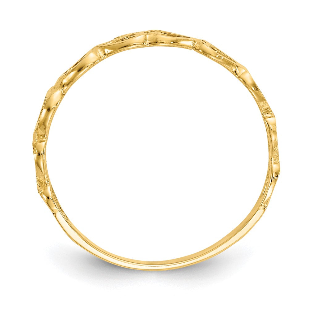 Gold Heart Ring for Women - Elegant 14K Gold Plated Dainty Heart Jewelry - Perfect for Valentine's Day, Anniversary & Romantic Gifts