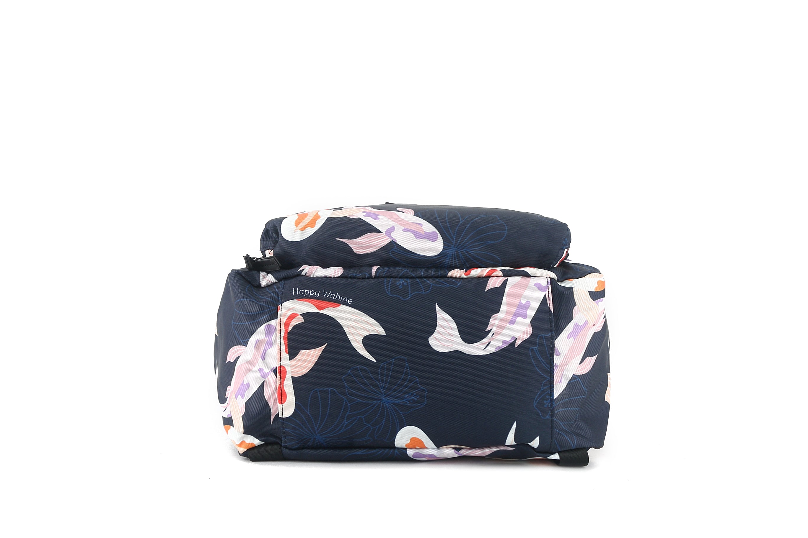 Melanie Koi Navy Backpack for Women - Stylish Laptop Bag for Work, School & Travel | Durable Water-Resistant College Backpack with USB Charging Port
