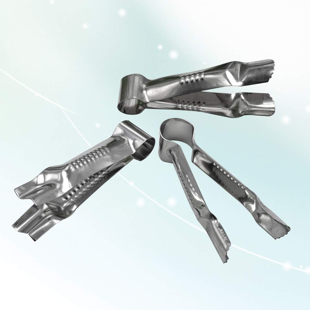3 Pcs Stainless Steel Chocolate Cake Lace Clips - Fondant Clamps, Cookie Molds & Face Scraper Tools for Cake Decorating - Perfect for Holiday Baking, Wedding Cakes & DIY Dessert Crafts