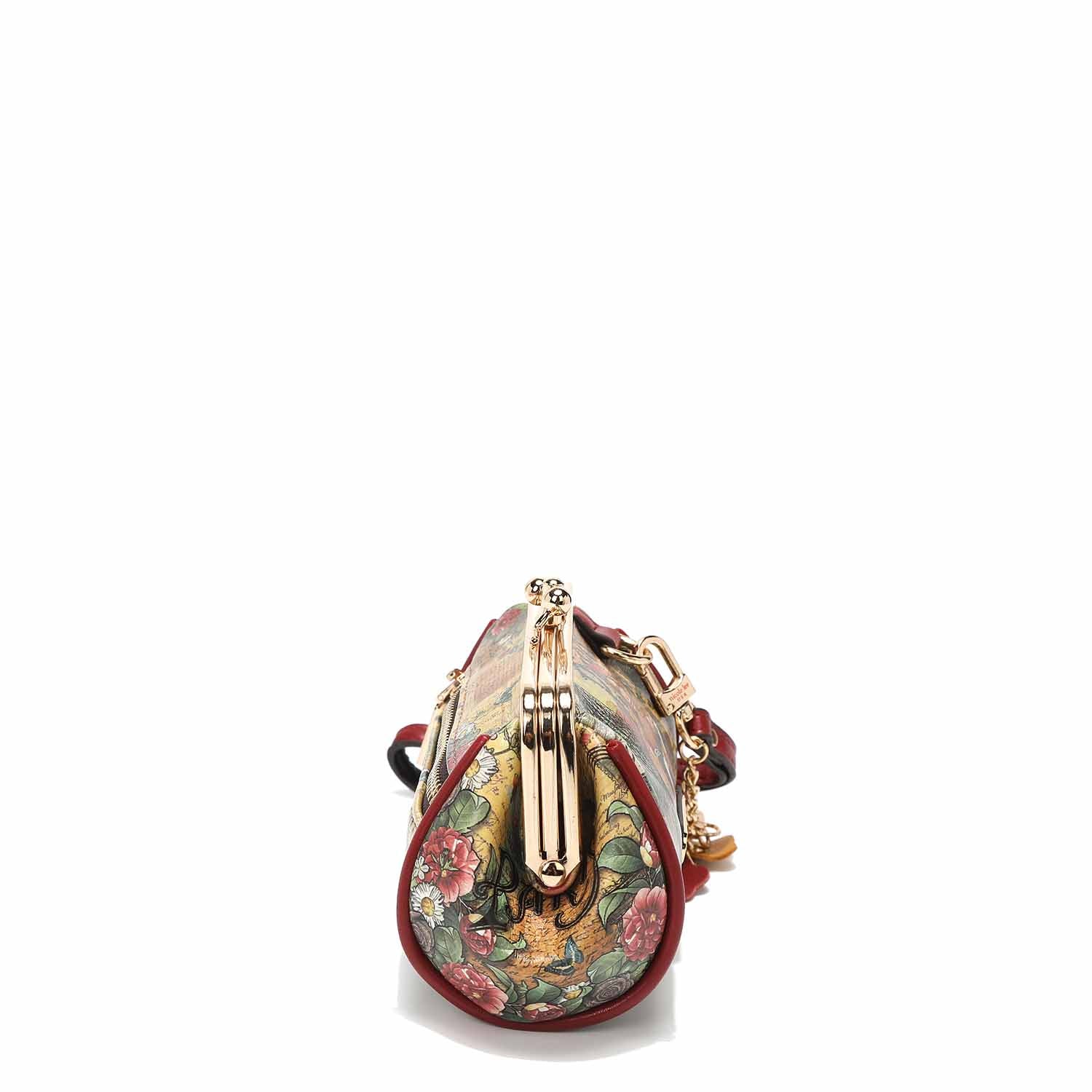 Mini Kiss Lock Coin Purse Wristlet - Small Leather Wallet for Women - Perfect for Coins, Cards & Cash - Ideal for Parties, Travel & Everyday Use