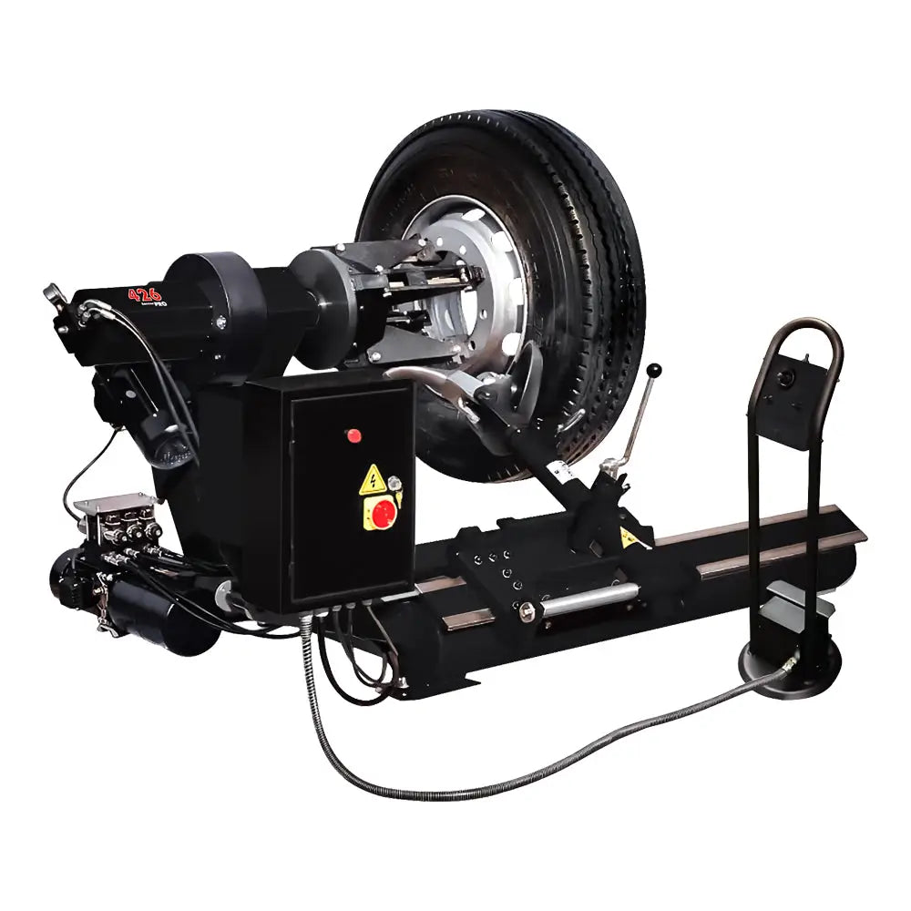 Corghi Service Pro 426 Heavy Duty Truck Tire Changer Machine with Custom Wheels - Professional Automotive Shop Equipment for Semi Trucks & Commercial Vehicles