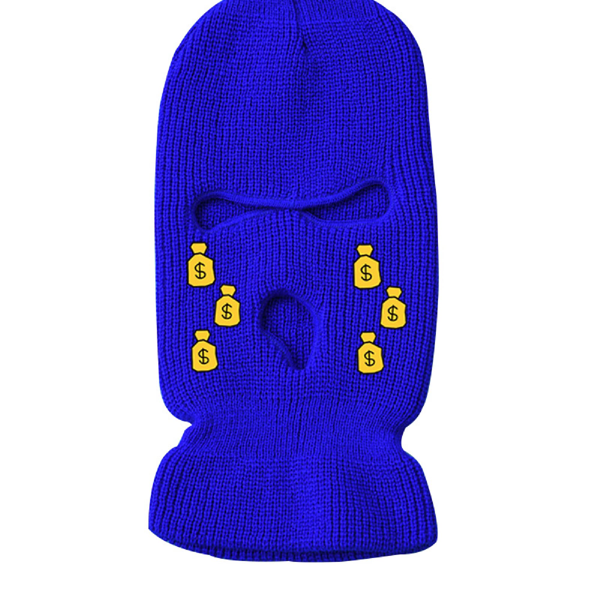 IMSWW 3-Hole Wool Knit Ski Mask - Winter Warm Windproof Balaclava for Skiing, Snowboarding, Cycling & Outdoor Activities
