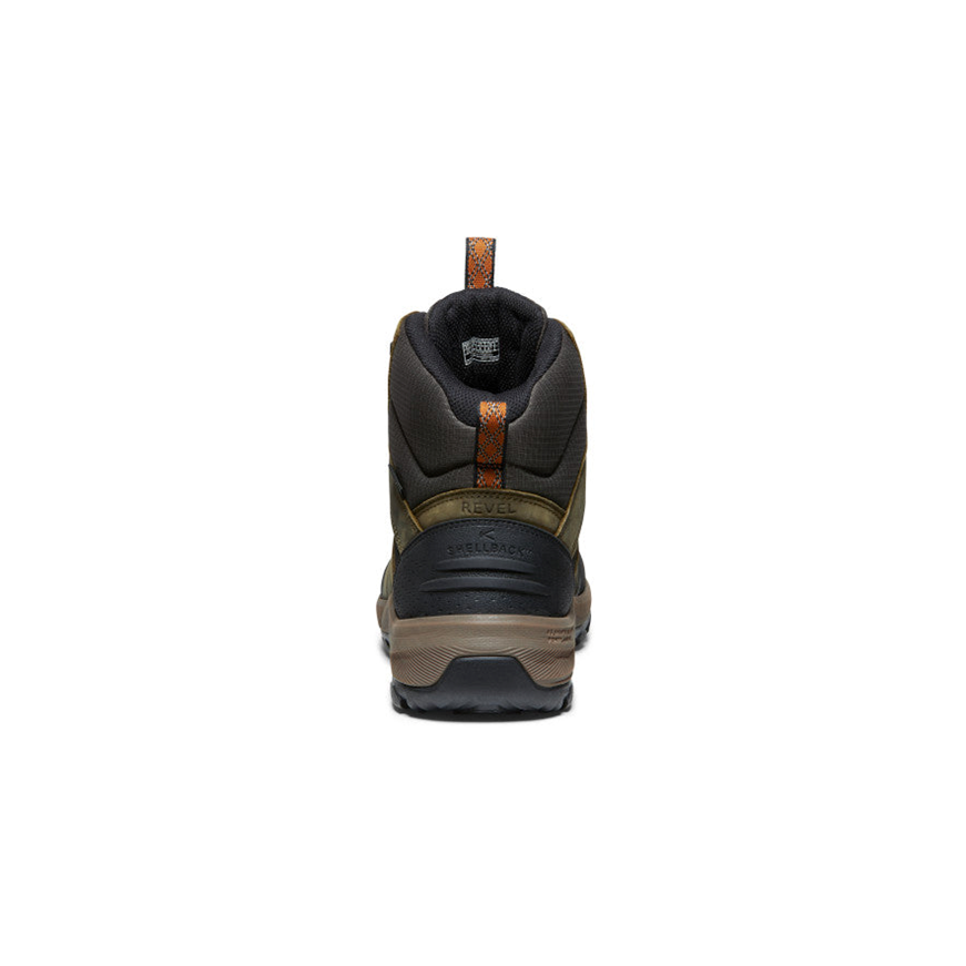 KEEN Revel IV Mid Polar Waterproof Hiking Boots for Men - Winter Snow & Outdoor Adventure Footwear for Cold Weather Trekking