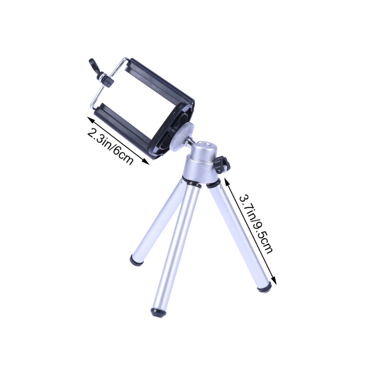 HEMOTON Adjustable Camera Tripod Stand with Phone Holder - Universal Tripod for DSLR, Mirrorless Cameras & Smartphones - Perfect for Vlogging, Photography & Video Shooting