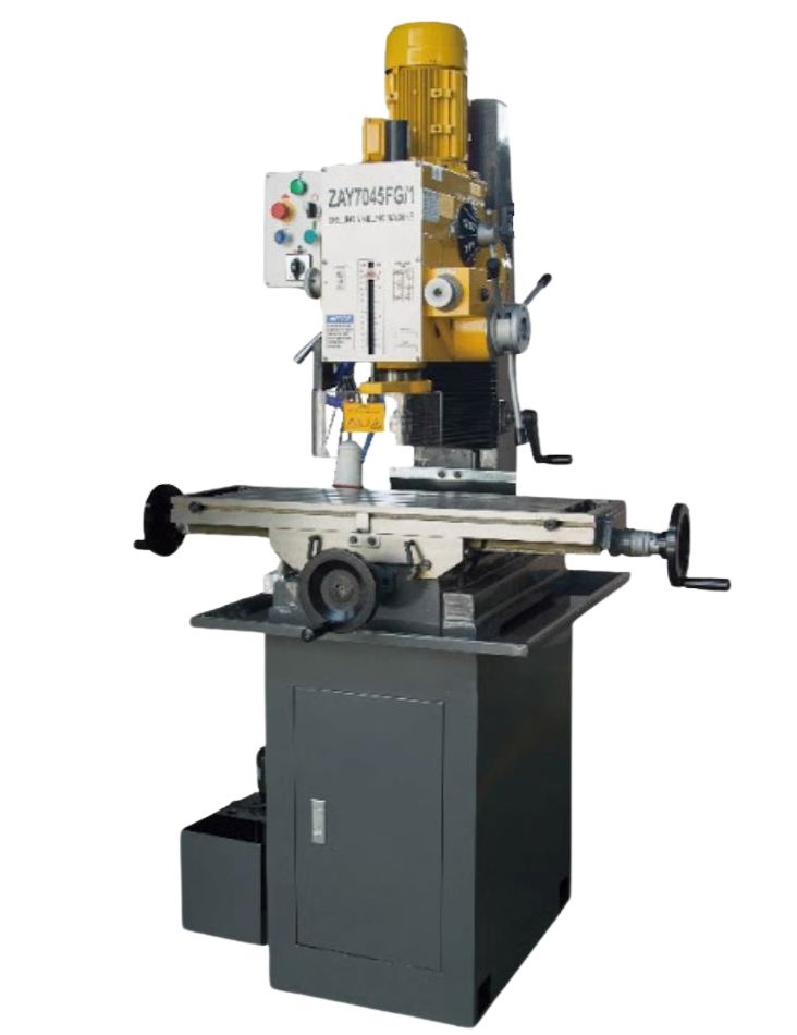 240V Milling and Drilling Machine with R8 Spindle - 800x240mm Worktable | ZAY7045A/1 Model | Perfect for Metalworking, Woodworking, and DIY Projects